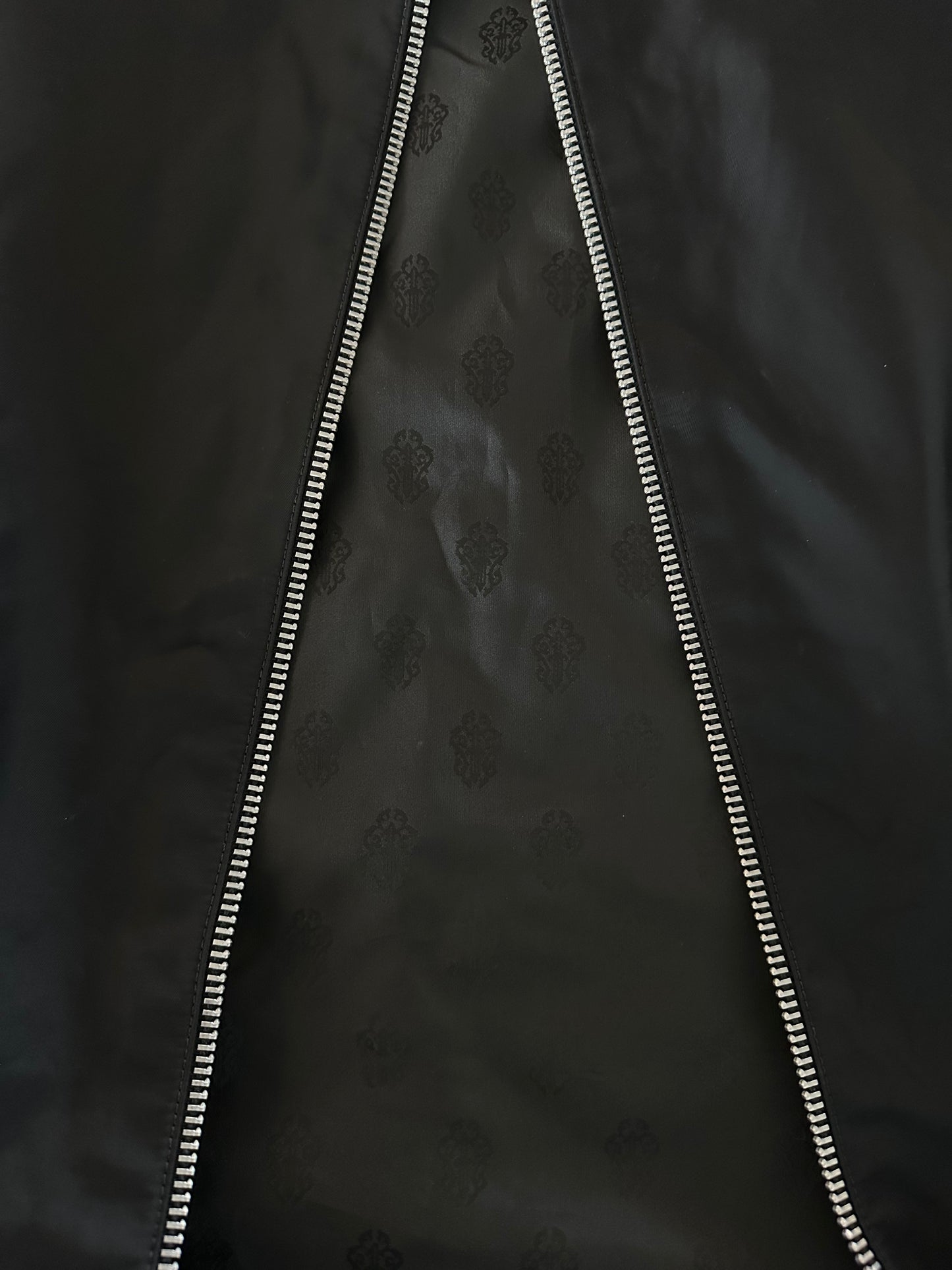 Chrome Black Fleur Garment Bag