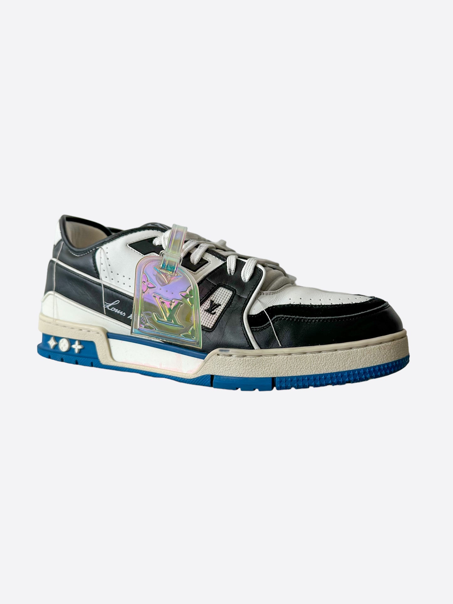 Louis Vuitton Black & White Prism Trainers