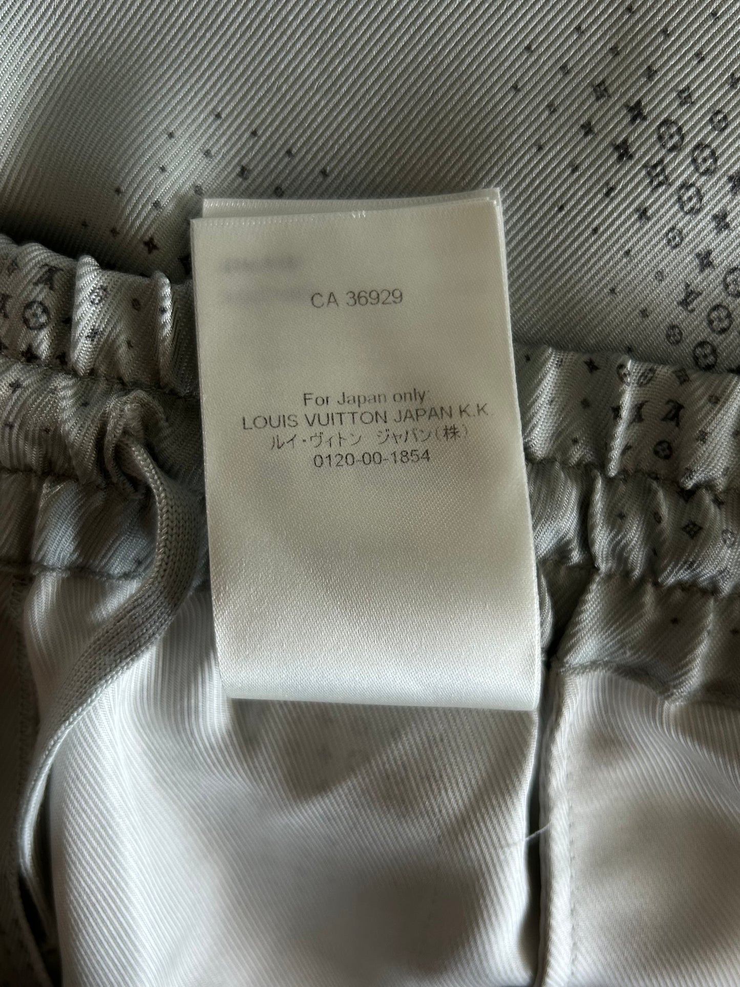 Louis Vuitton Grey LV Pixel Monogram Silk Shorts