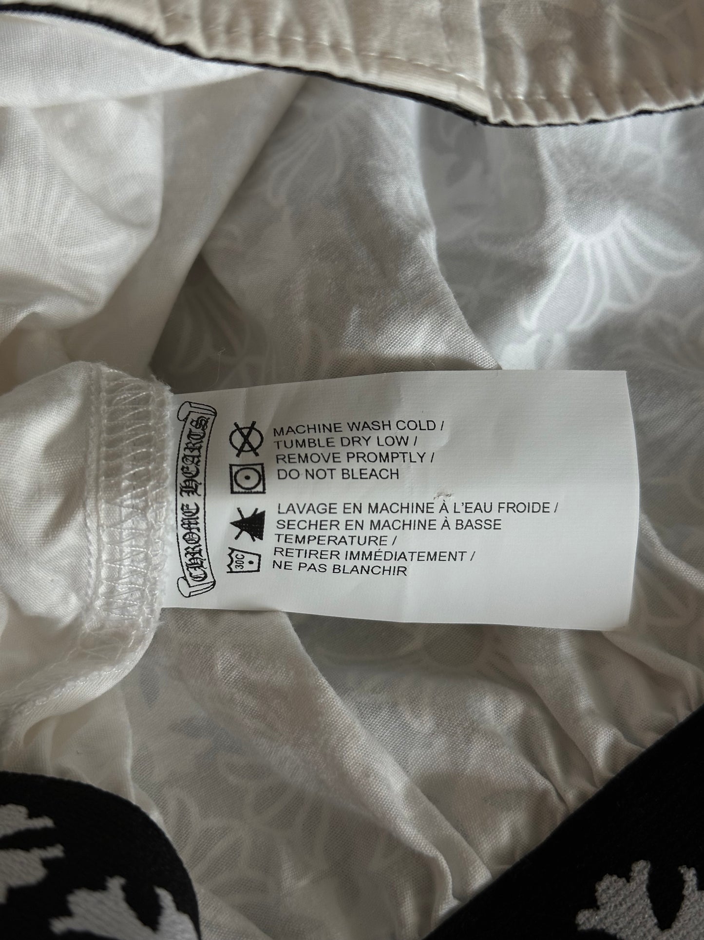 Chrome Hearts White Cross Jacquard Boxershorts