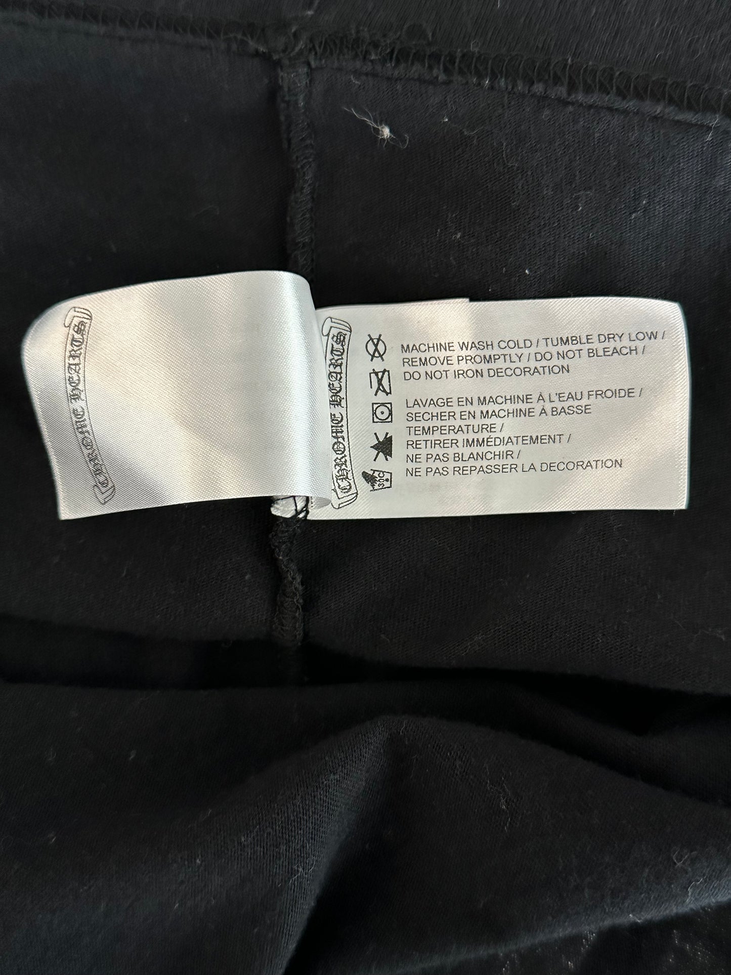 Chrome Hearts Black & Blue Staff Horseshoe Logo Longsleeve T-Shirt