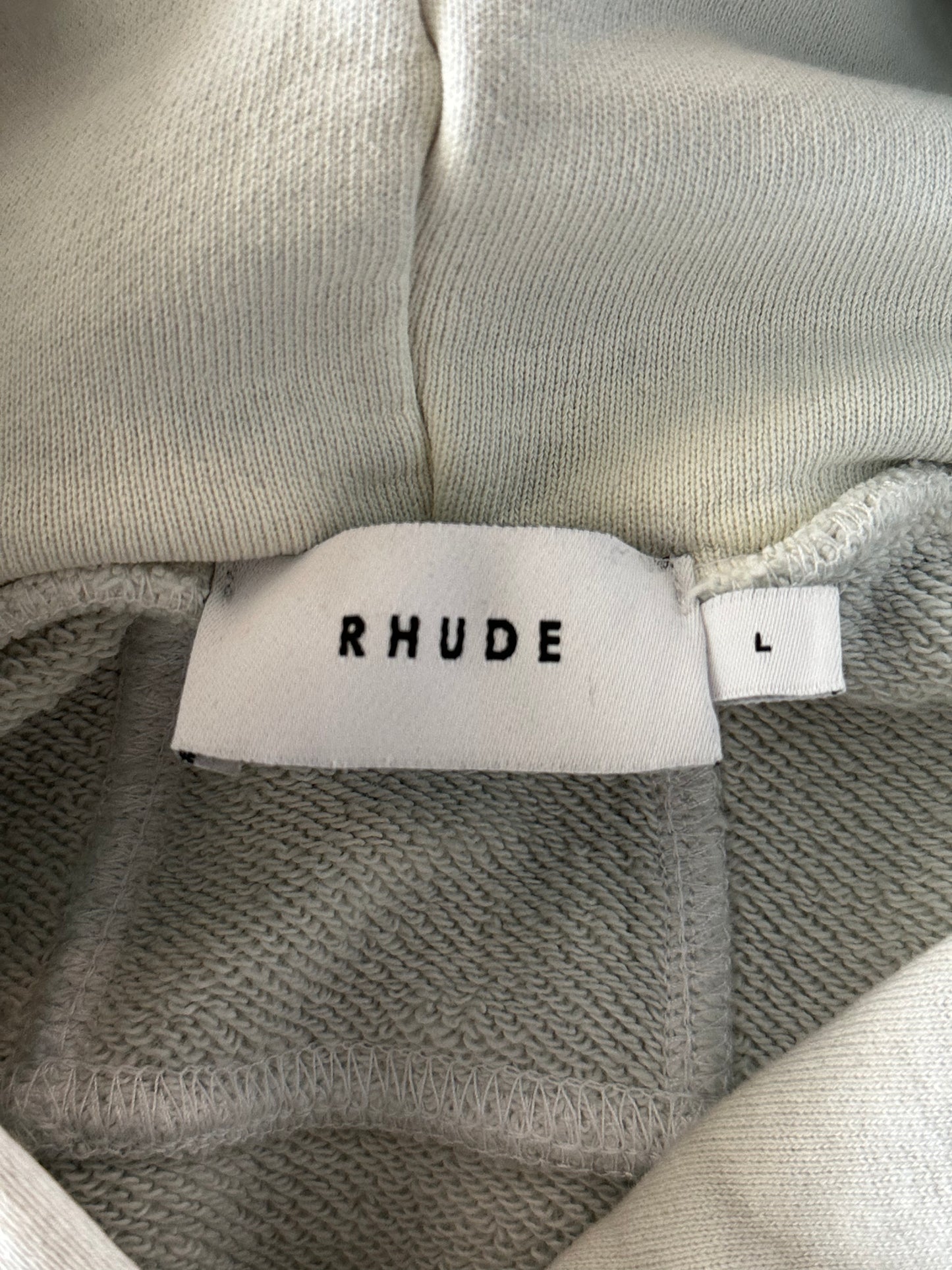 Rhude Vintage White Tile Hoodie