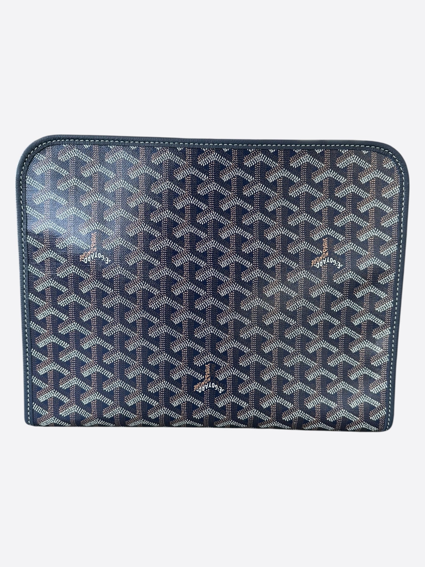 Goyard Navy Jouvence GM Toiletry Bag