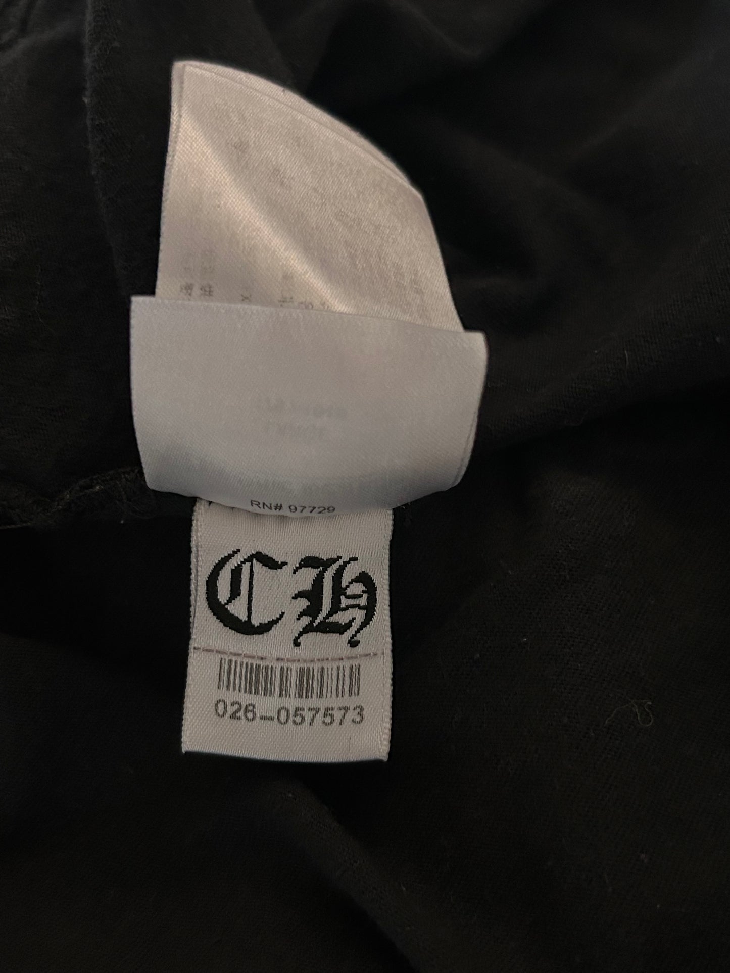 Chrome Hearts Black Multicolor Cross Logo T-Shirt