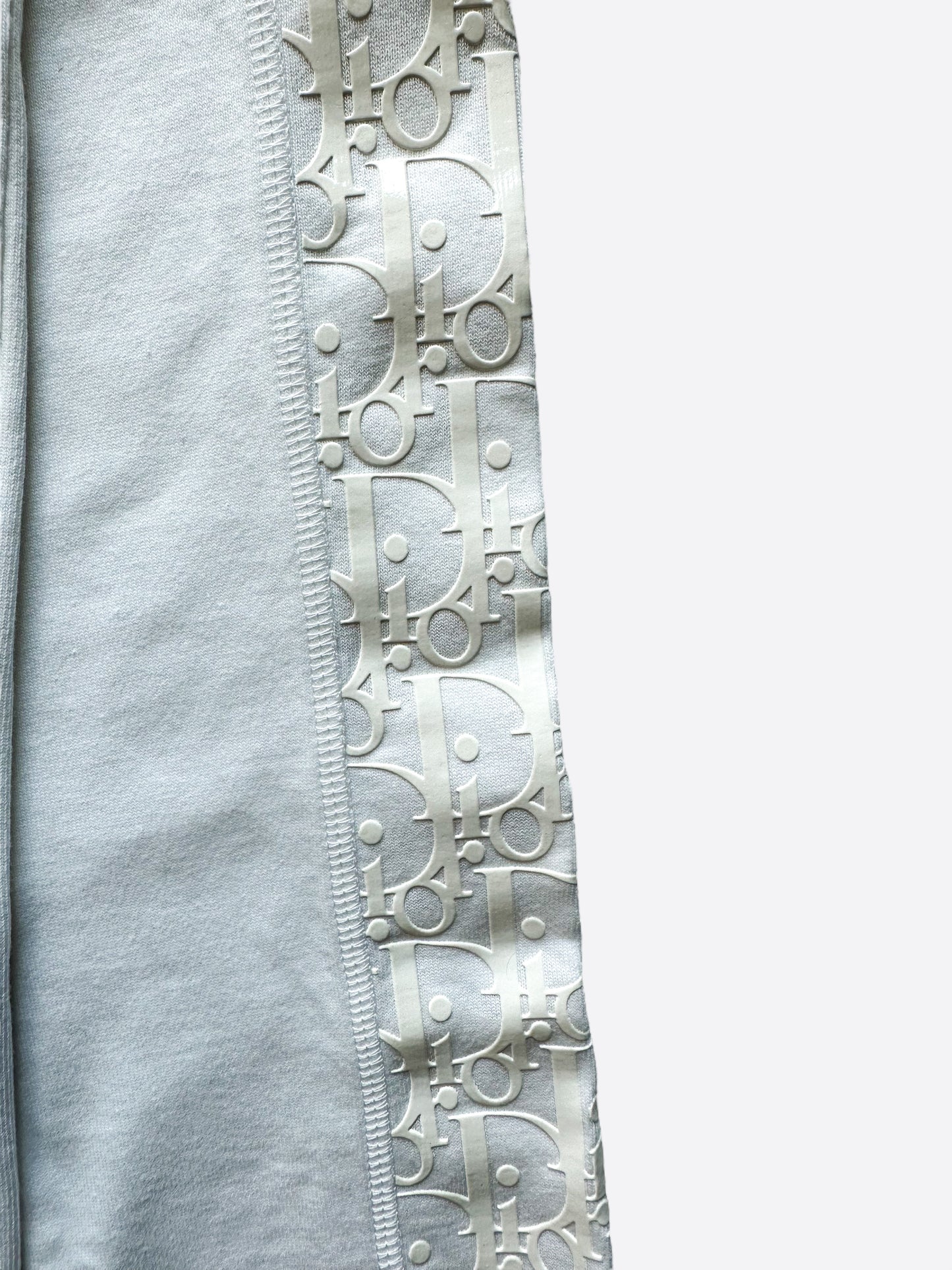 Dior White Oblique Sleeve Longsleeve T-Shirt