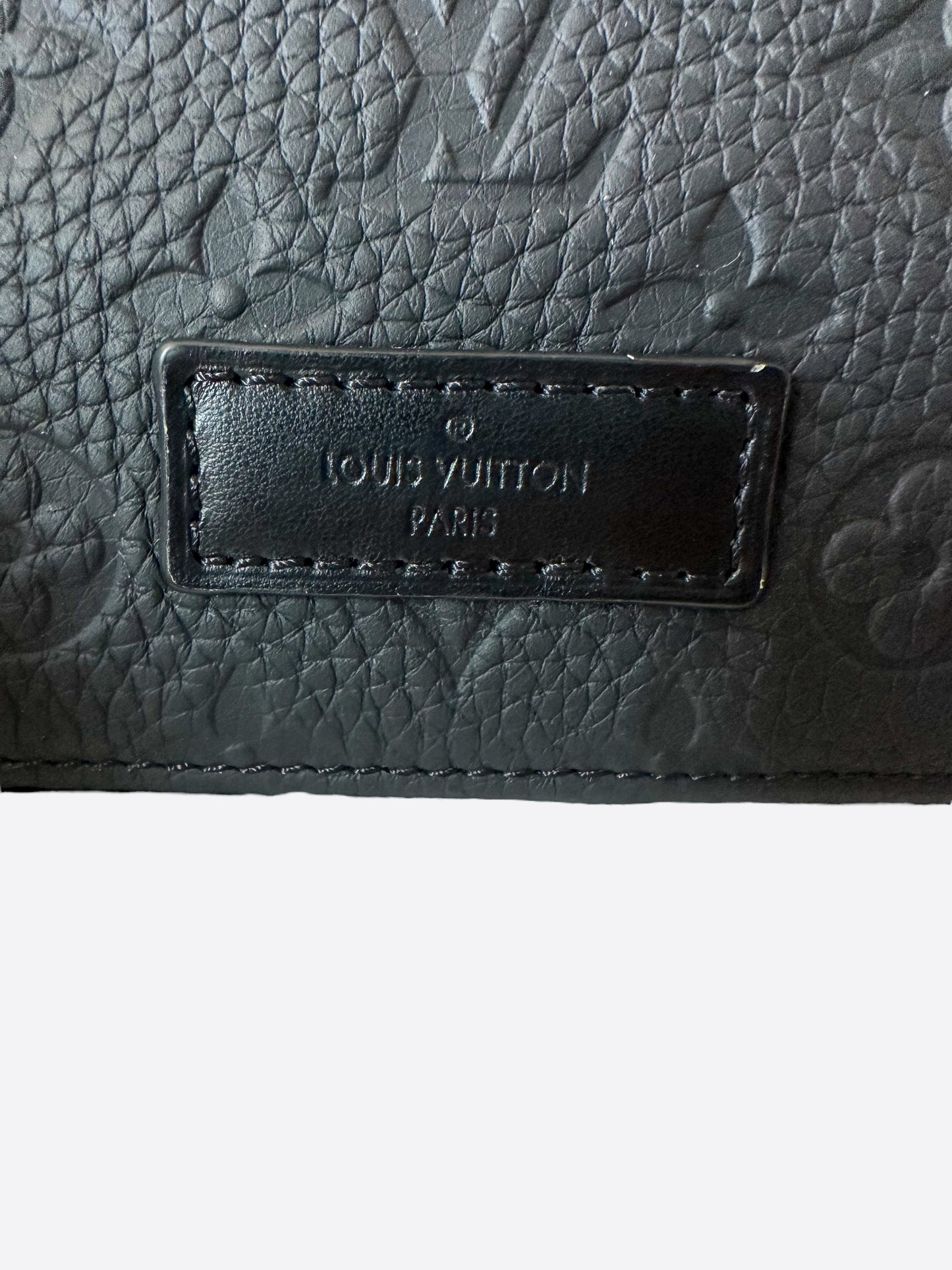 Louis Vuitton Black Monogram Taurillon Soft Trunk Backpack
