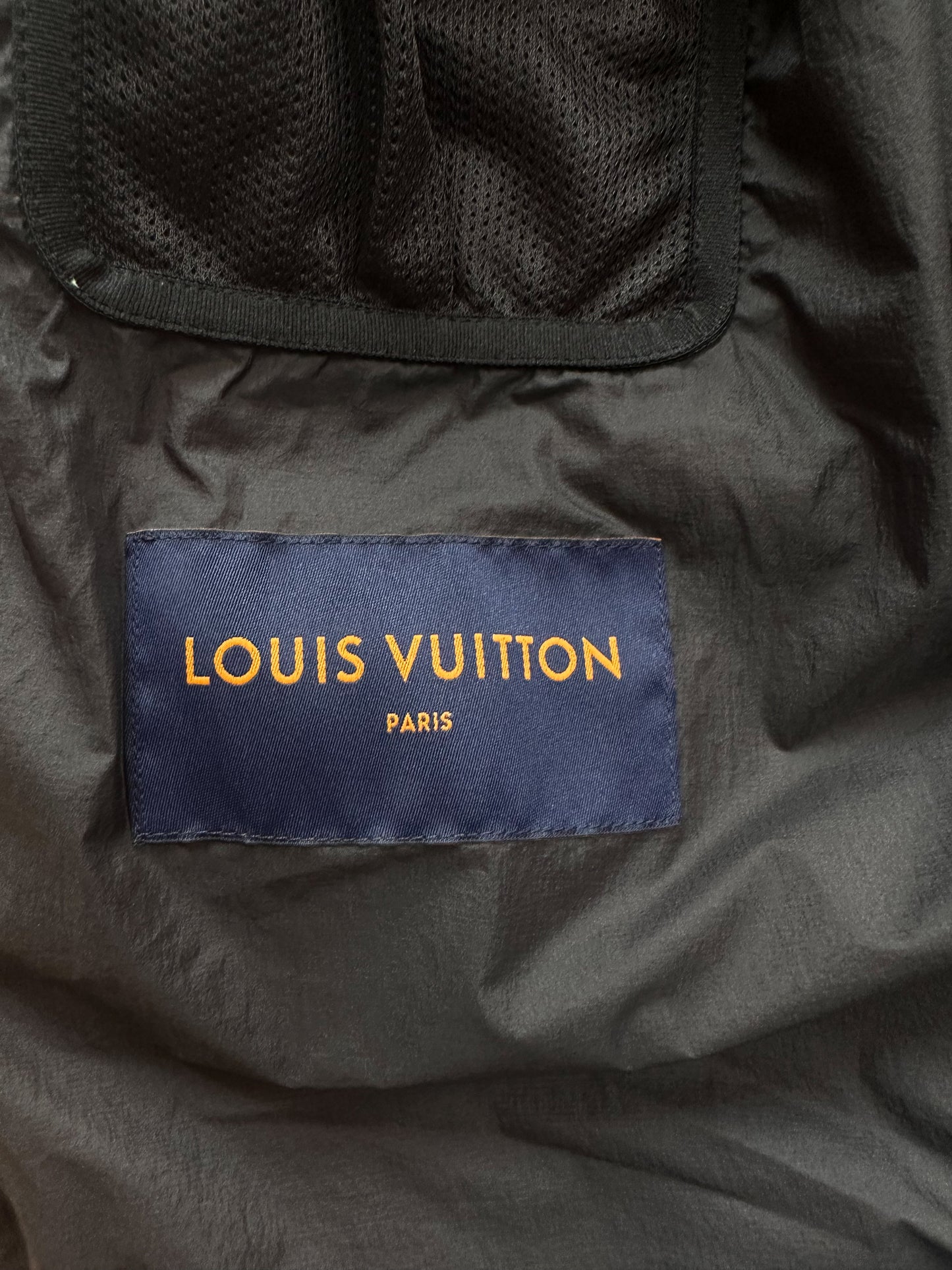 Louis Vuitton Black & Grey 2054 Monogram Heat Reflective Puffer Jacket