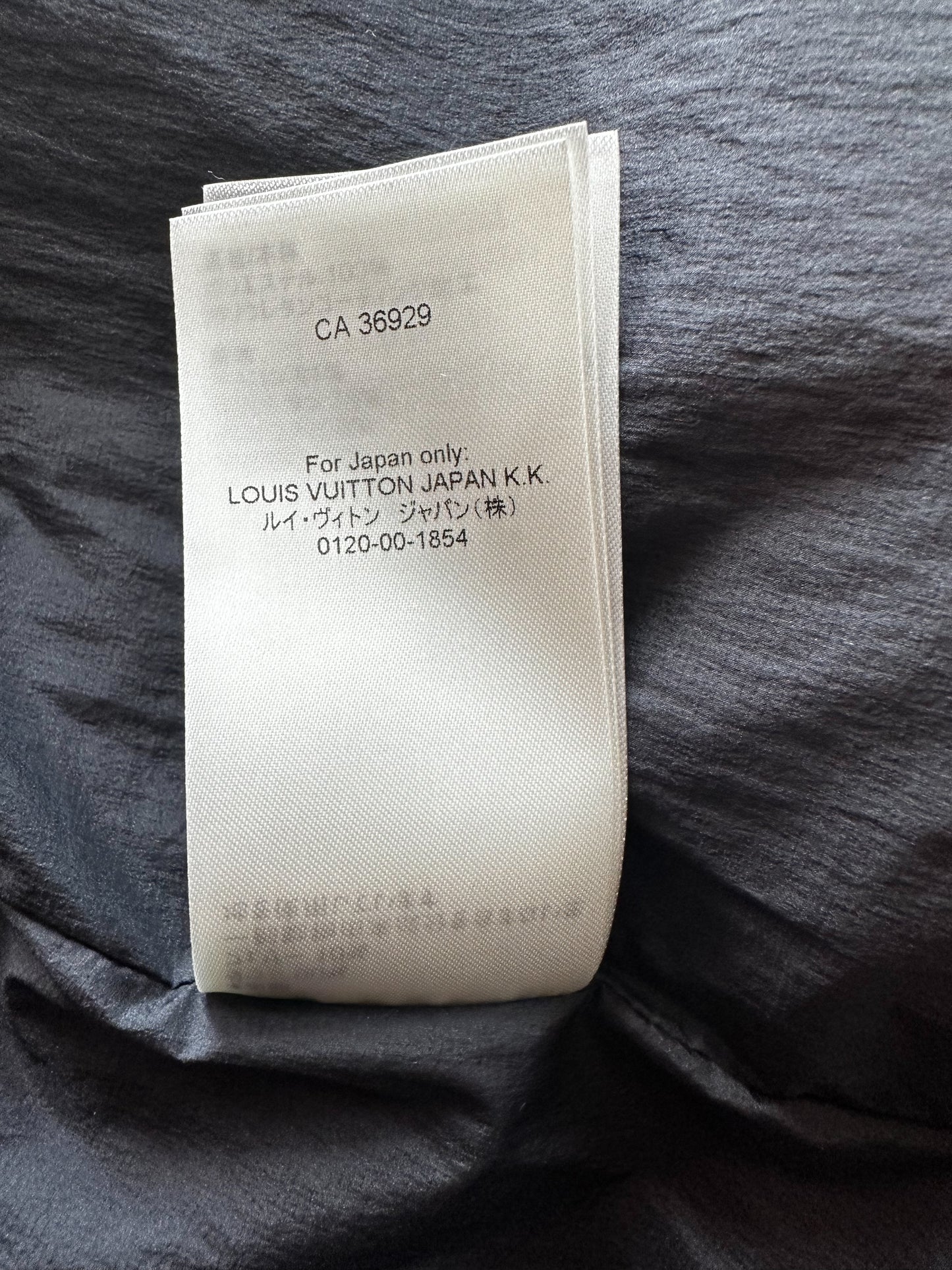 Louis Vuitton Black & Grey 2054 Monogram Heat Reflective Puffer Jacket