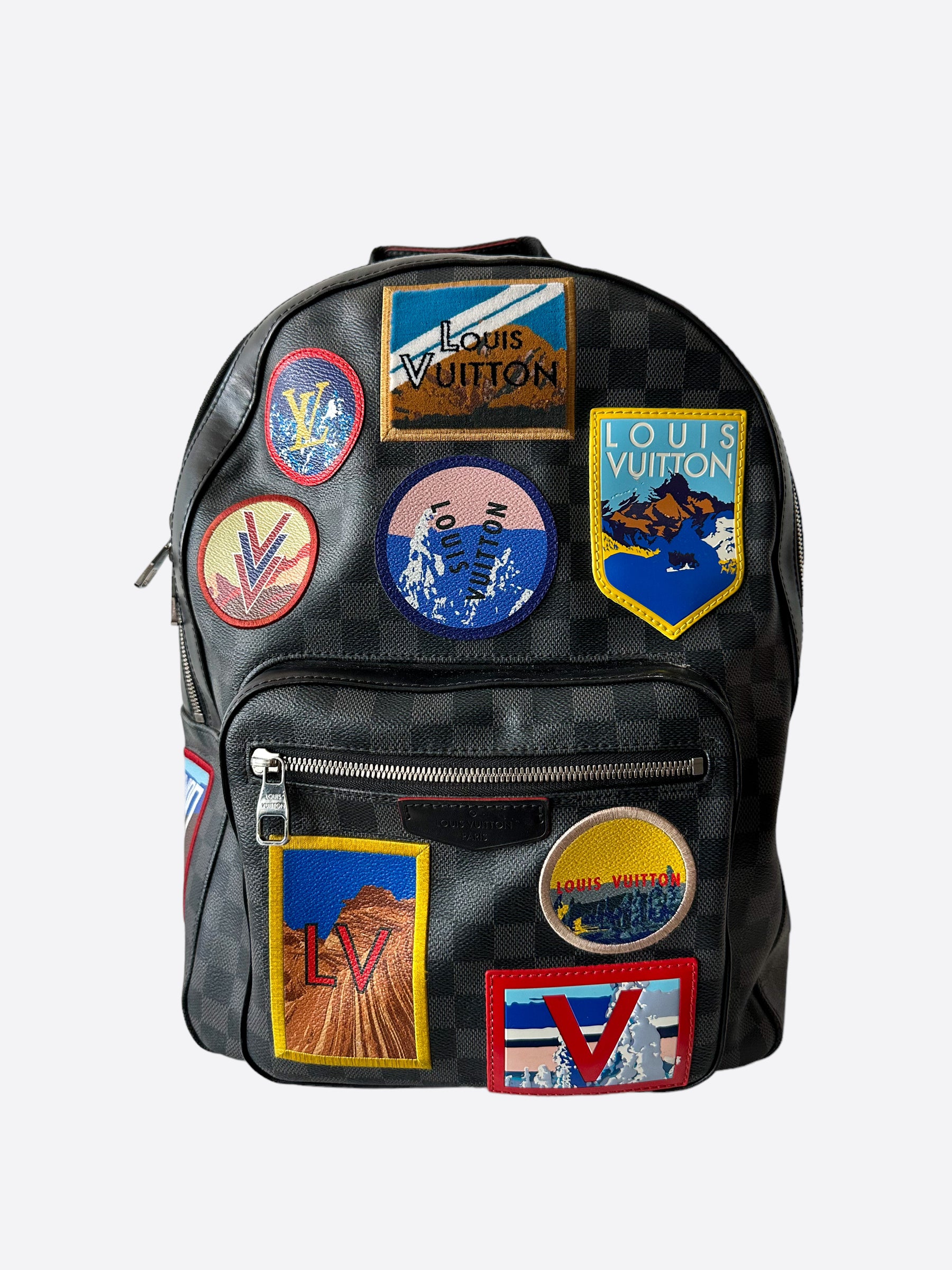 Louis Vuitton Josh Damier Graphite Checks Backpack Bag