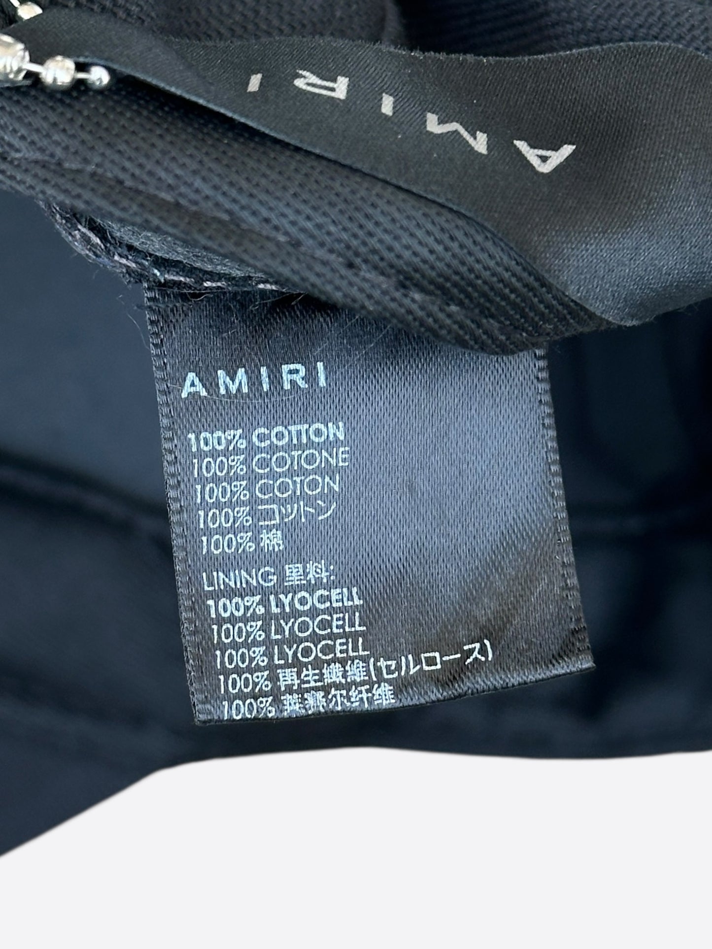 Amiri Black & White Preemo Trucker Hat