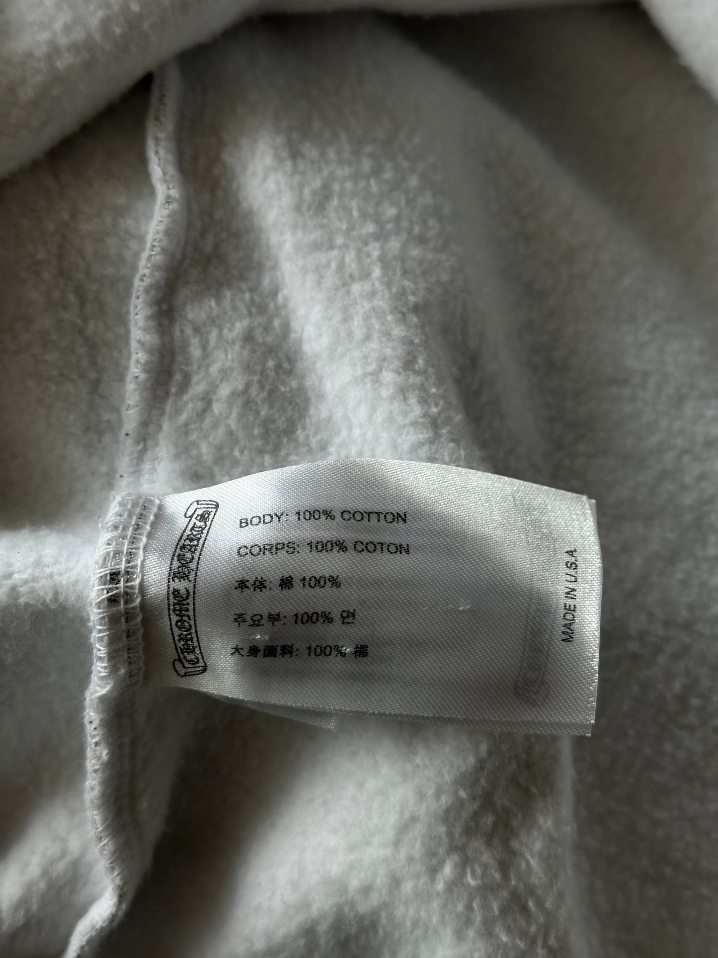 Chrome Hearts White & Red Laurie Lynn Stark Hoodie