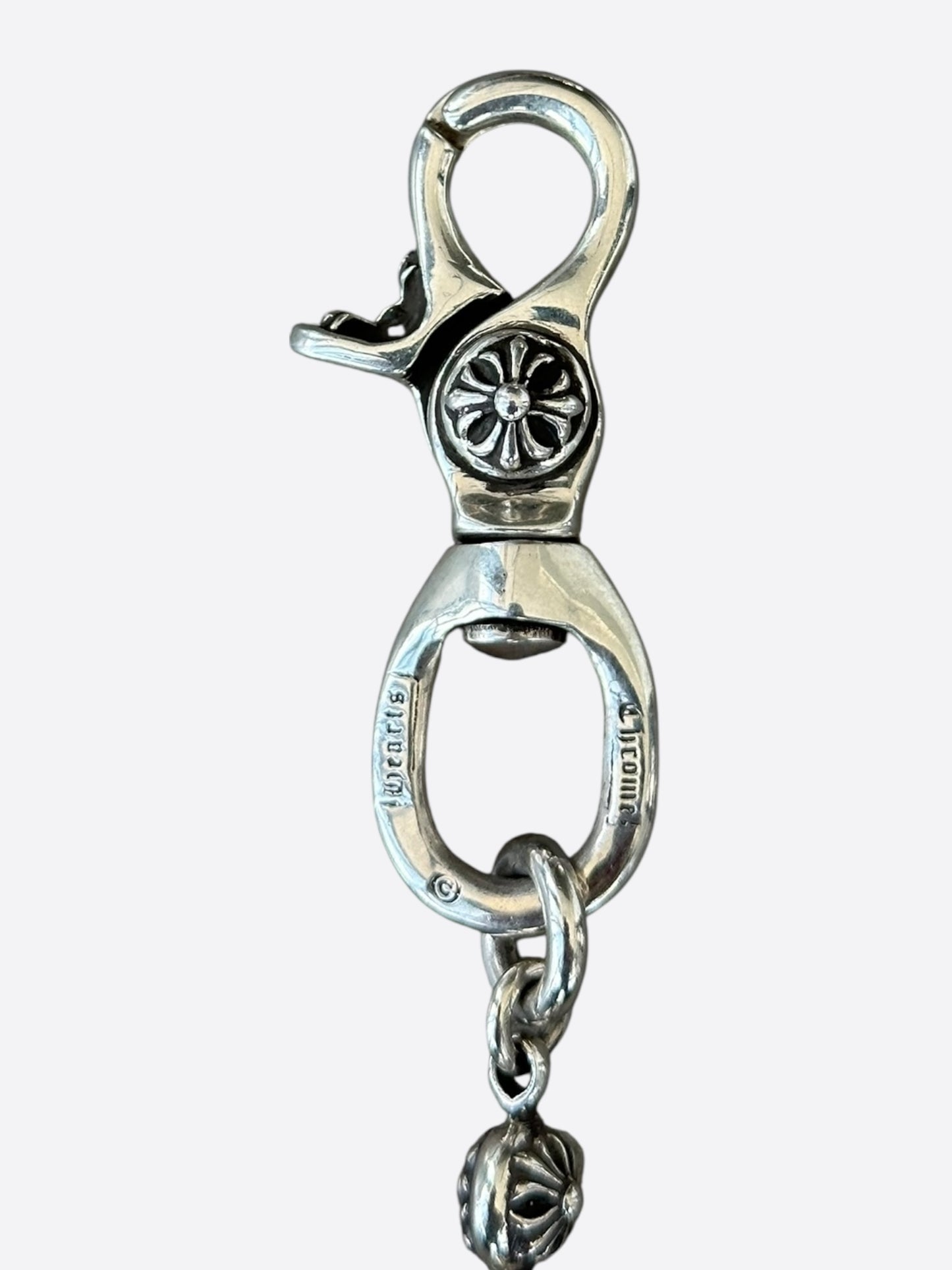 Chrome Hearts Silver Dice Wallet Chain