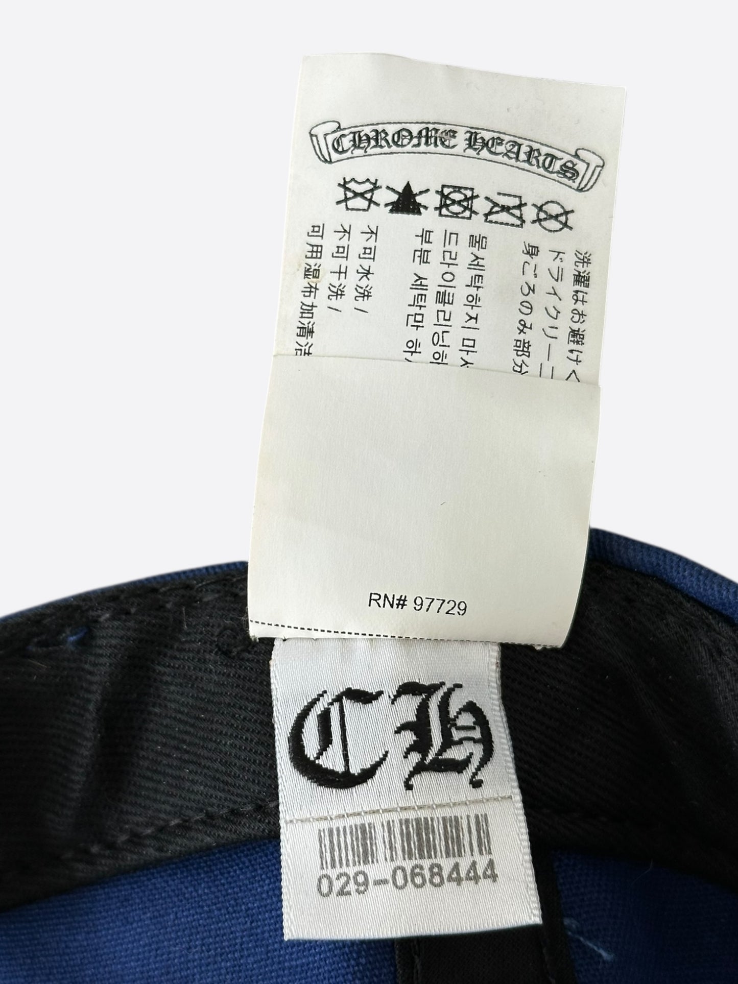 Chrome Hearts Blue & Orange CH Logo Hat