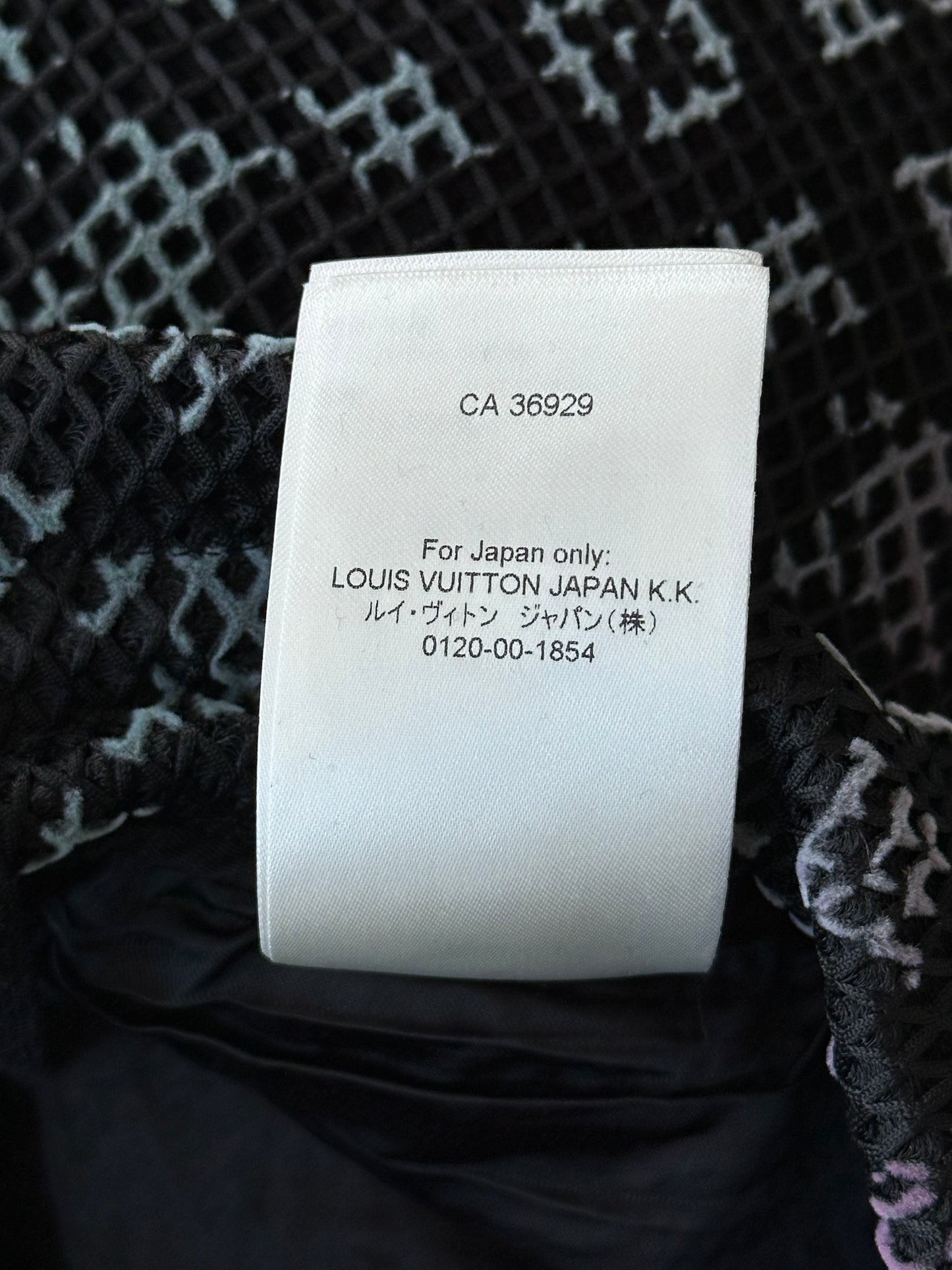 Louis Vuitton Black Rainbow Monogram Mesh Shorts