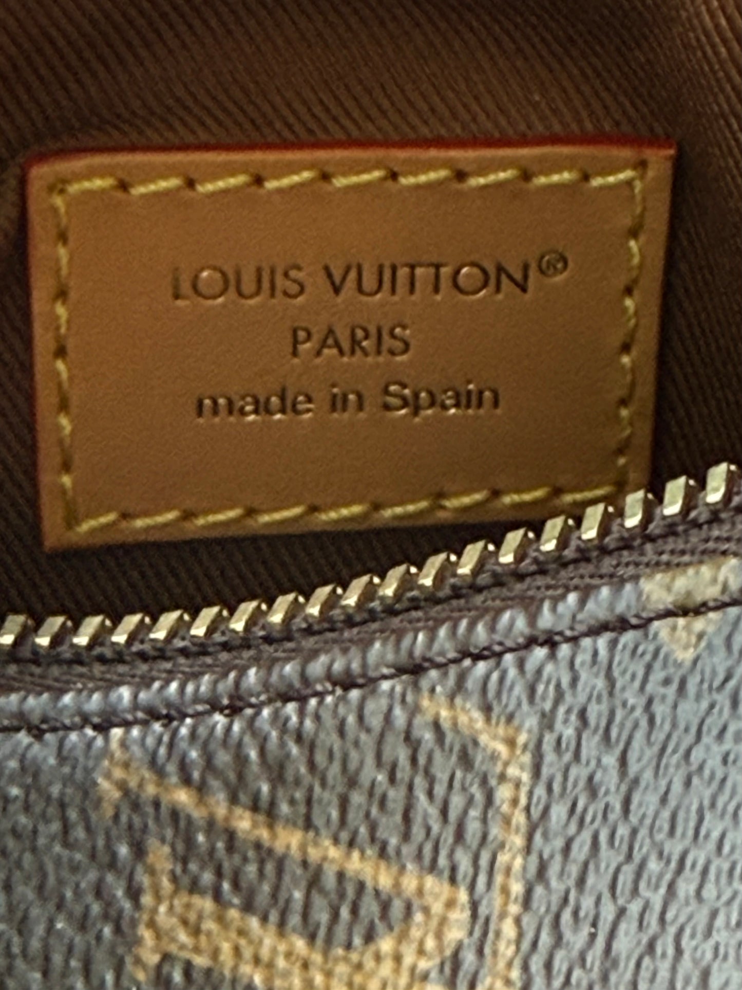 Louis Vuitton Brown Monogram Fox Bag