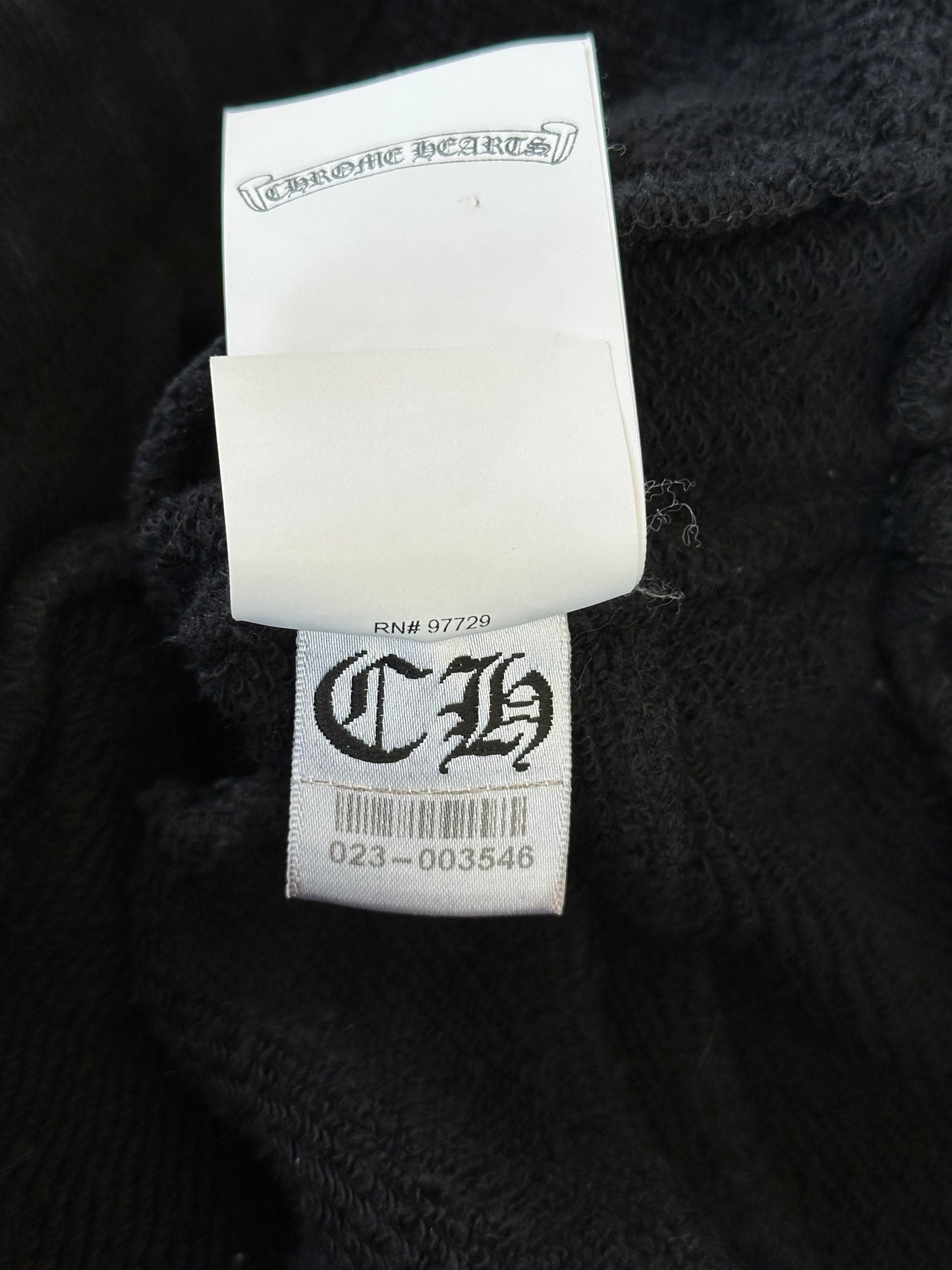 Chrome Hearts Black Cross Patch Shorts