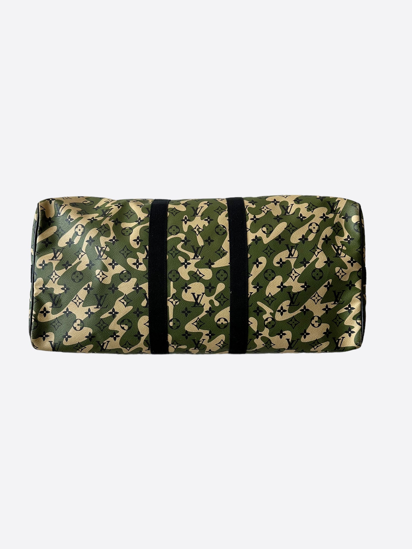 Louis Vuitton Takashi Murakami Camo Monogram Keepall 55
