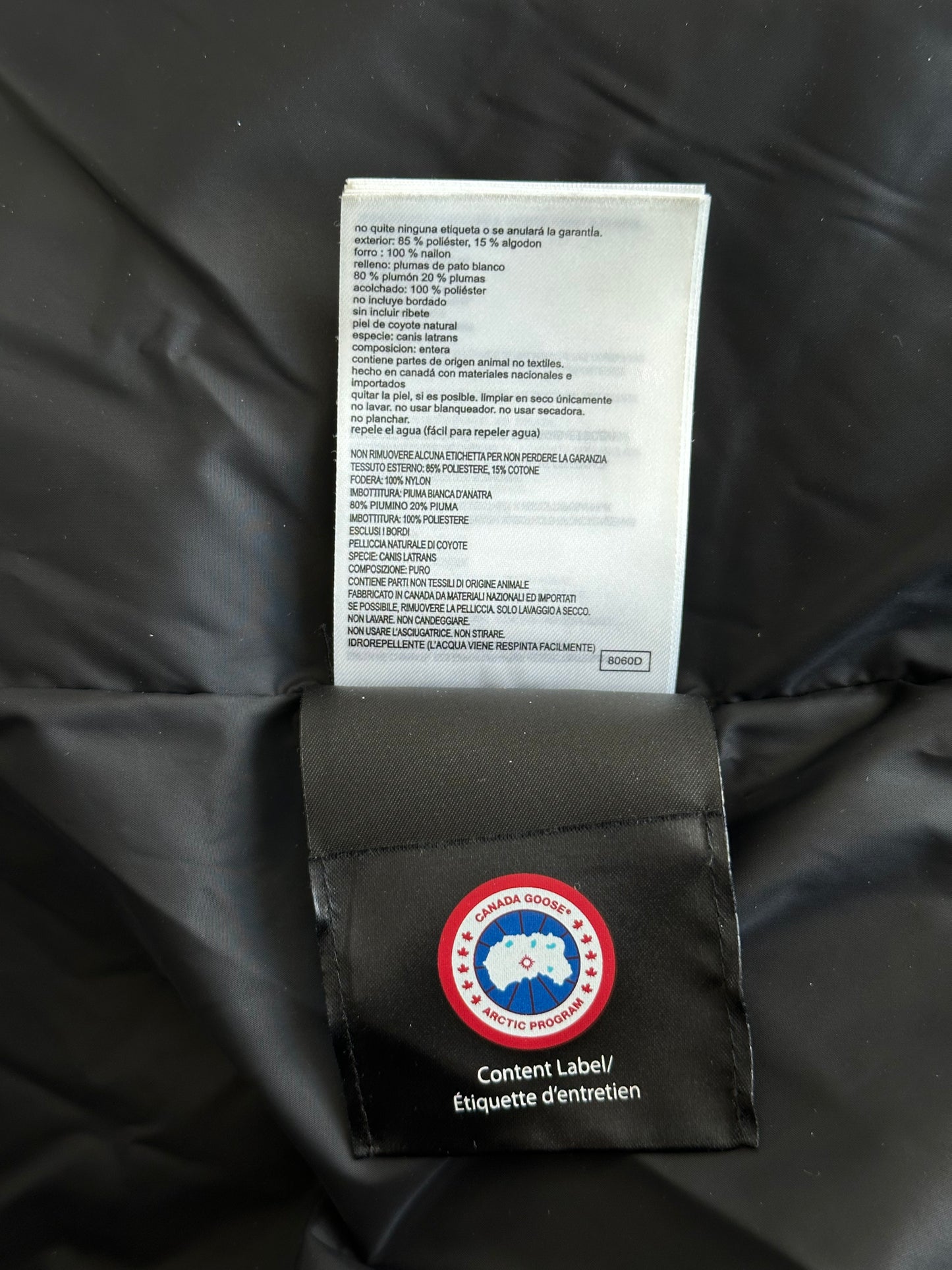 Canada Goose Black Carson Men's Jacket
