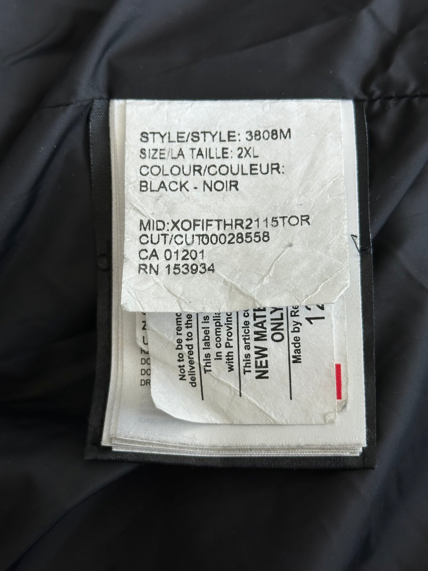 Canada Goose Black Wyndham Men's Jacket