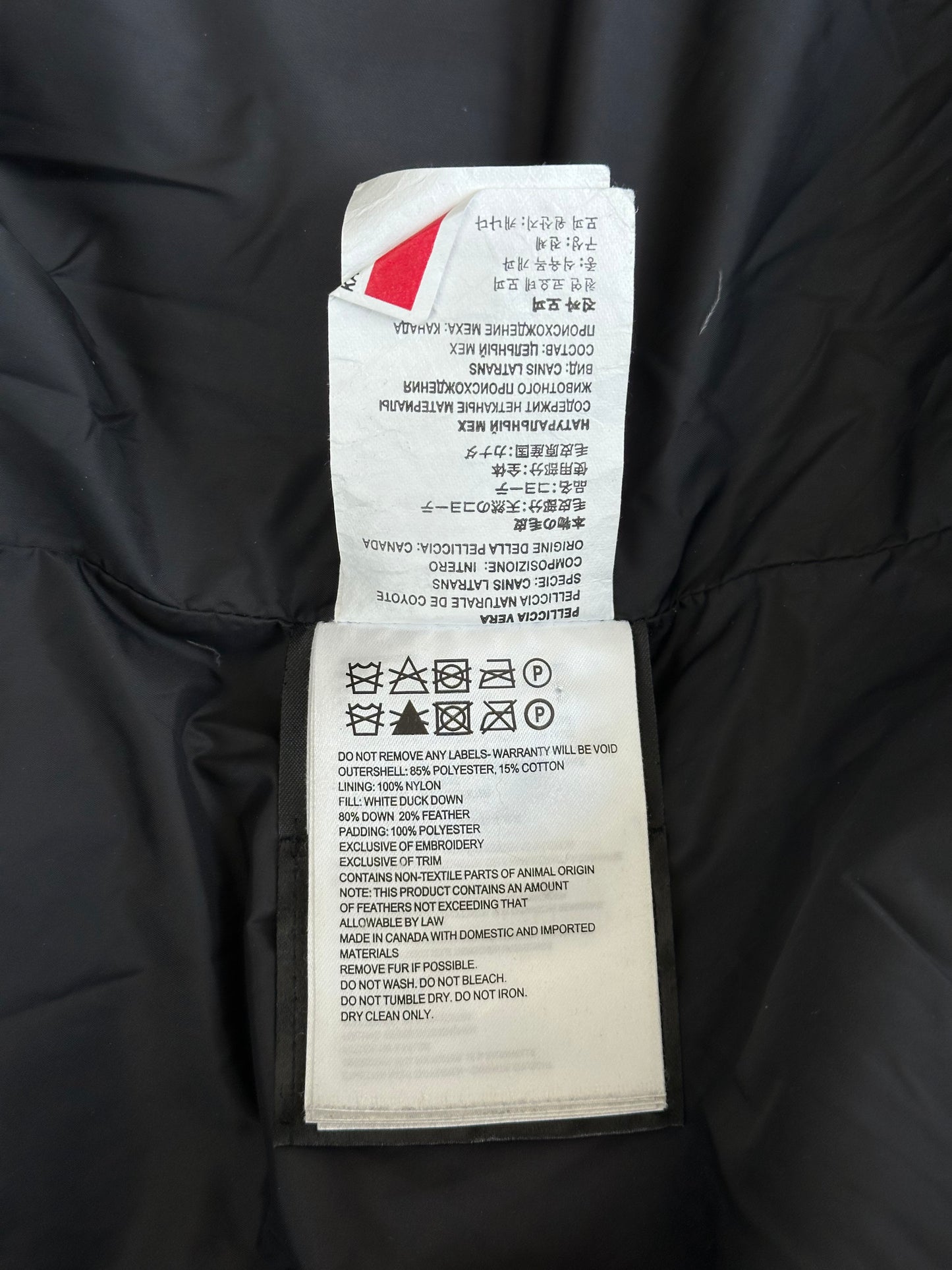 Canada Goose Black Wyndham Men's Jacket
