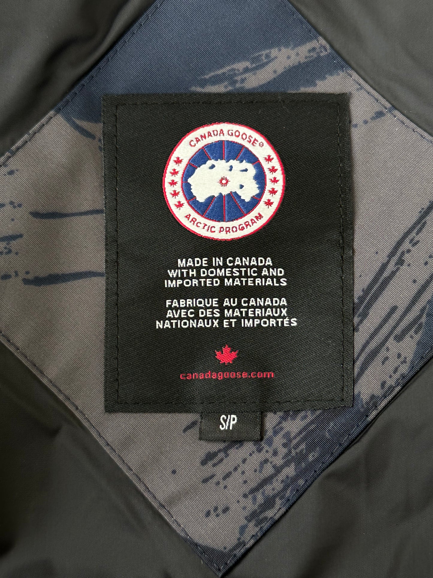 Canada Goose Blue Camo Macculloch Men's Jacket
