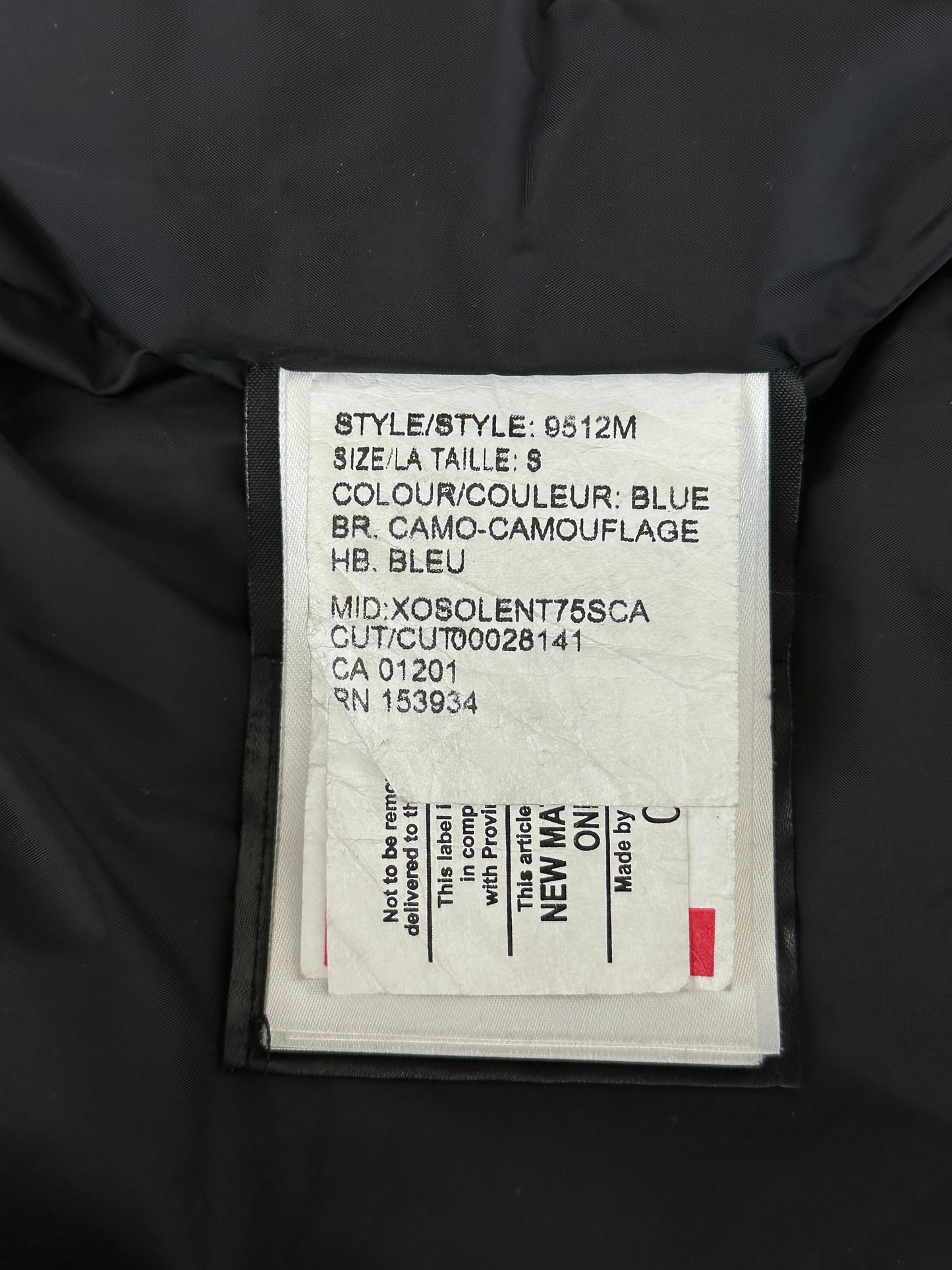 Canada Goose Blue Camo Macculloch Men's Jacket
