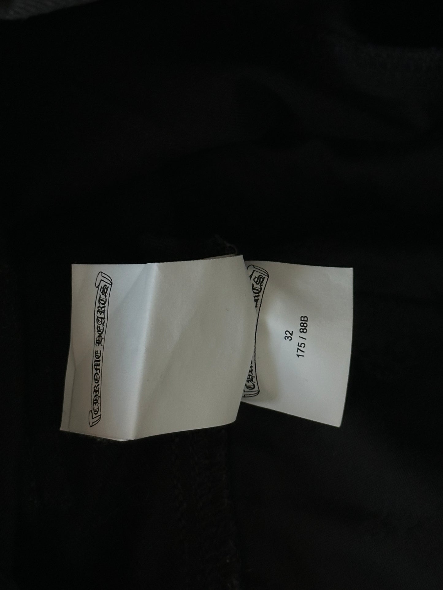 Chrome Hearts Black & Cheetah Cross Patch Carpenter Pants
