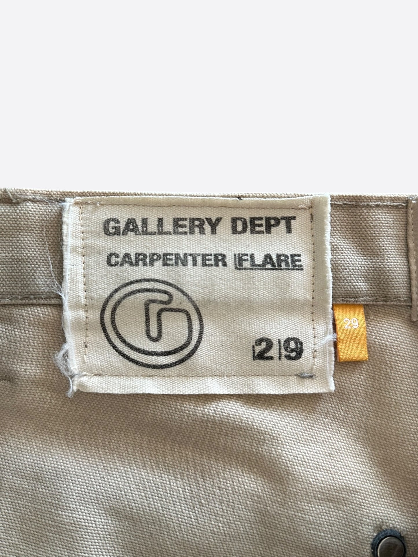 Chrome Hearts Gallery Dept Beige & Mixed Cross Patch Carpenter Pants