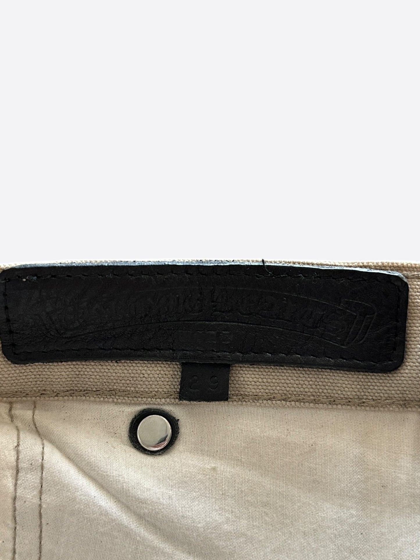Chrome Hearts Gallery Dept Beige & Mixed Cross Patch Carpenter Pants