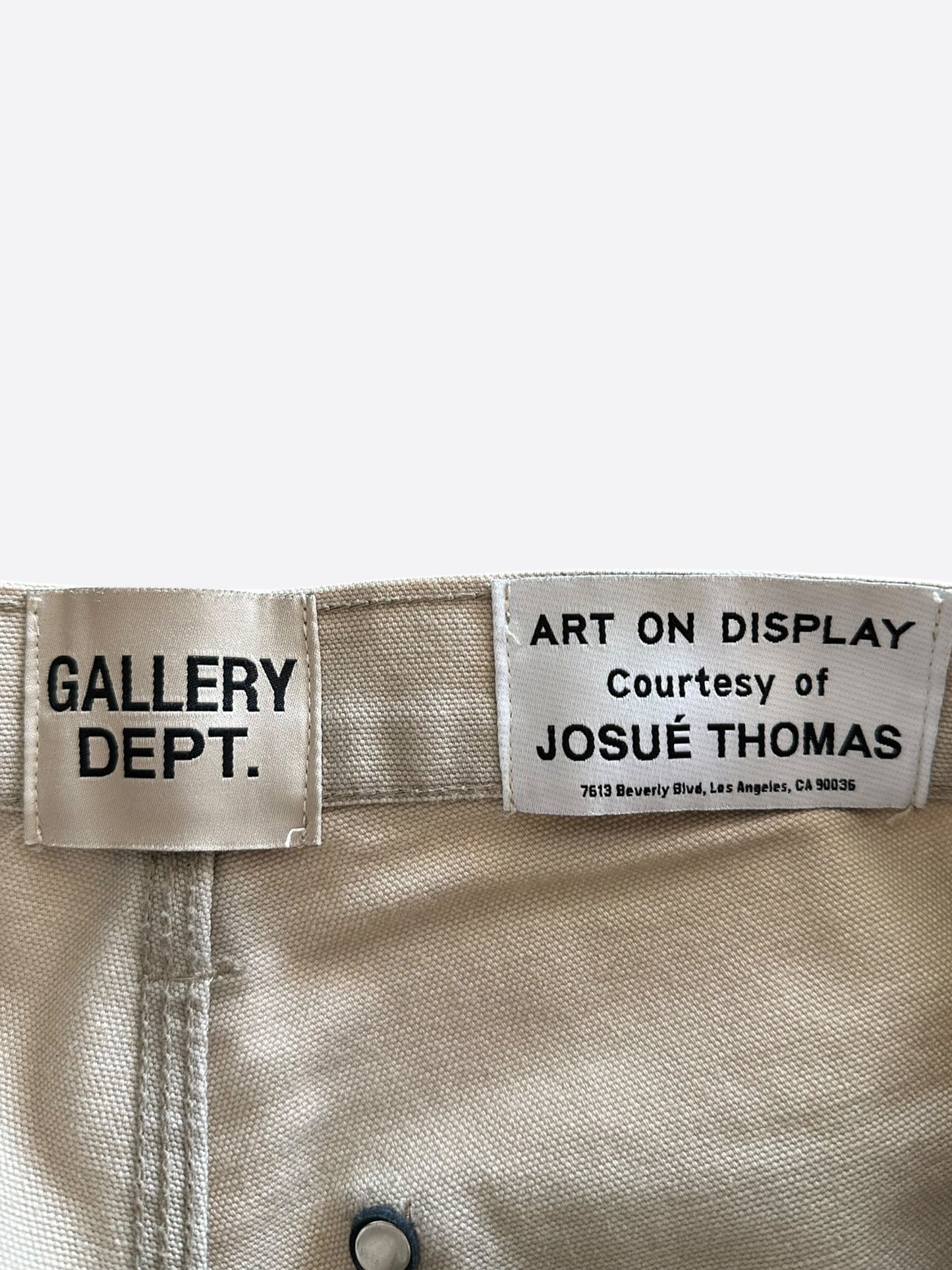 Chrome Hearts Gallery Dept Beige & Mixed Cross Patch Carpenter Pants
