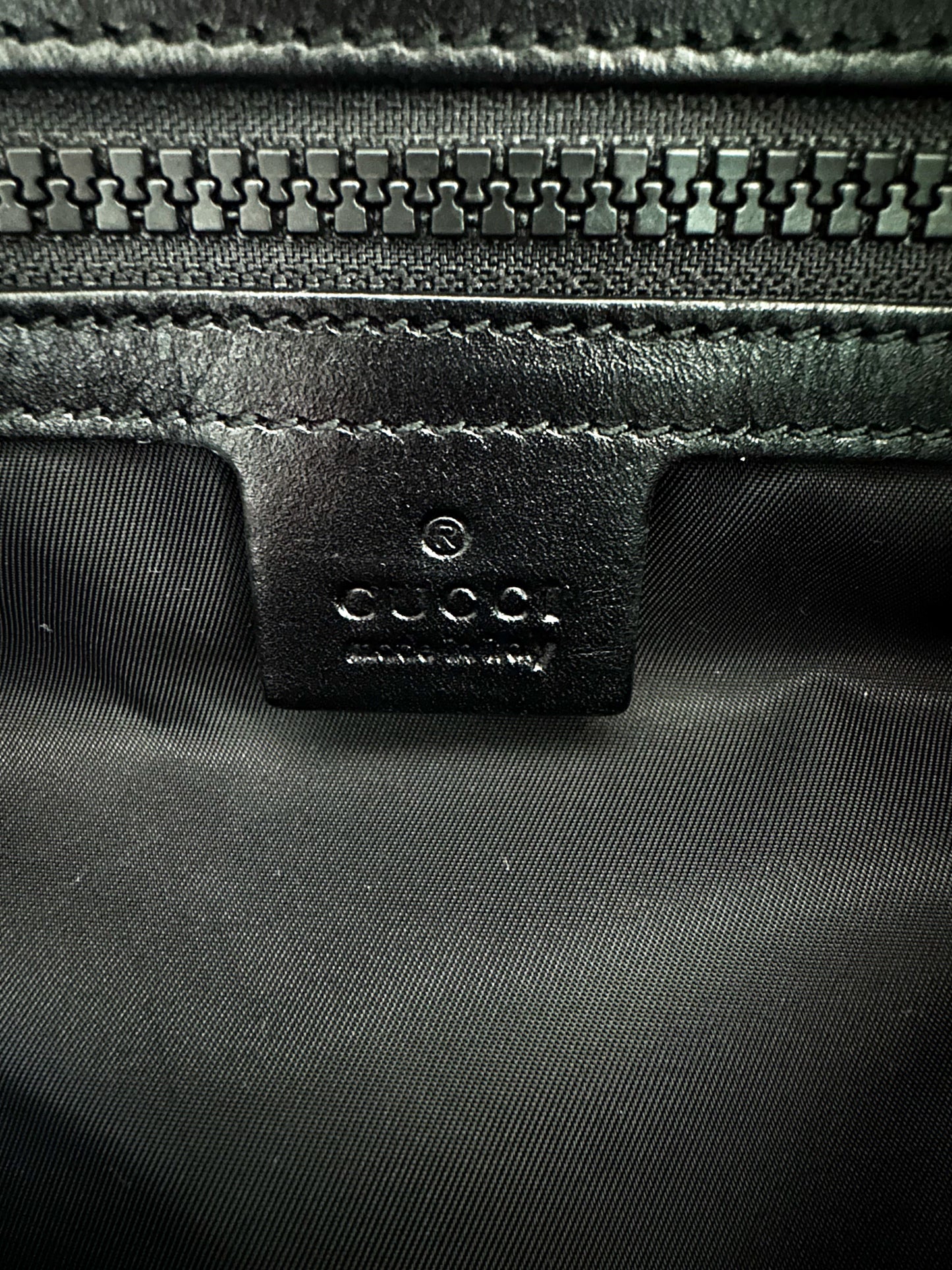 Gucci Blue Velvet GG Monogram Backpack