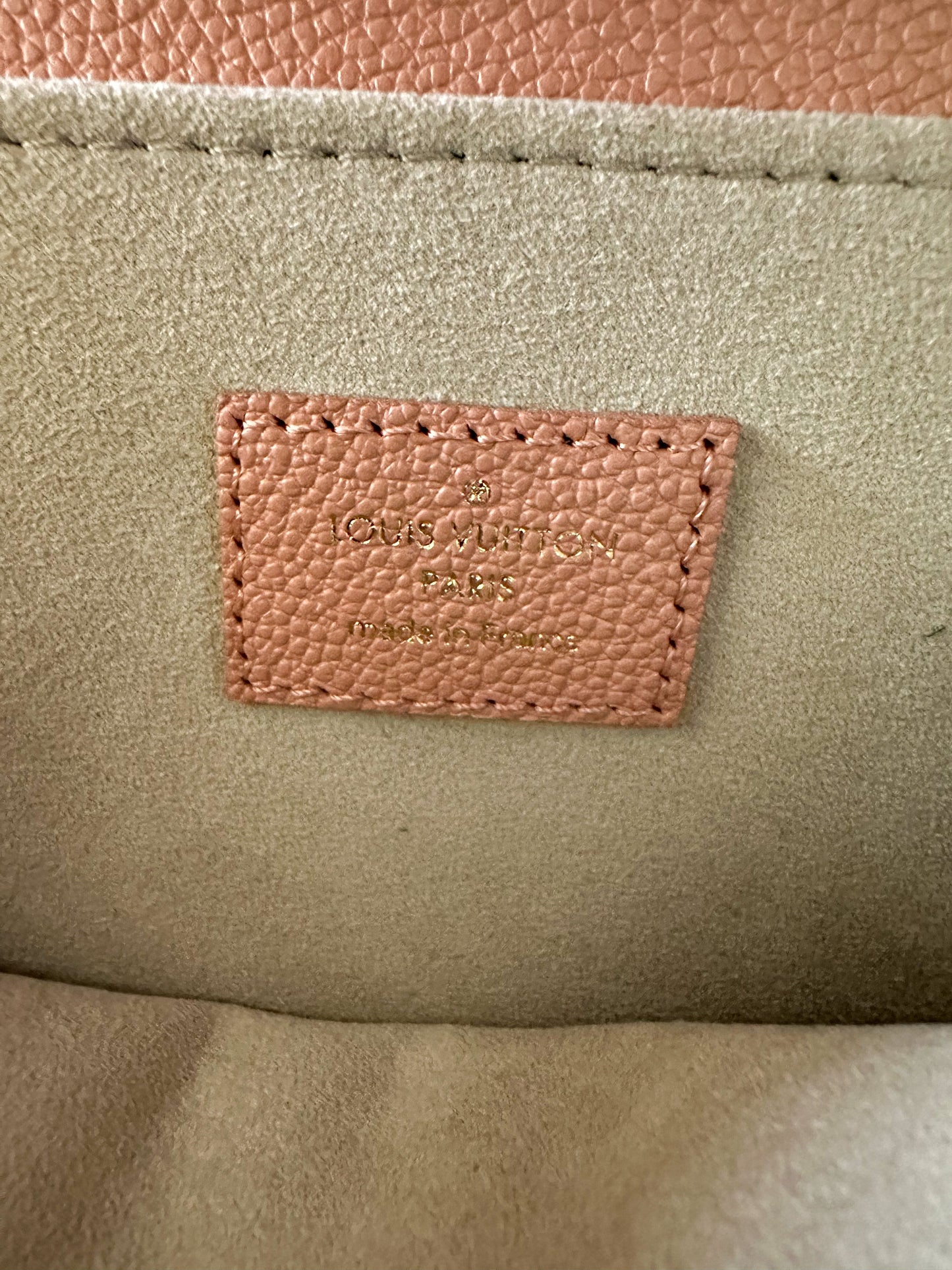 Louis Vuitton Rose & White Monogram Pochette Métis