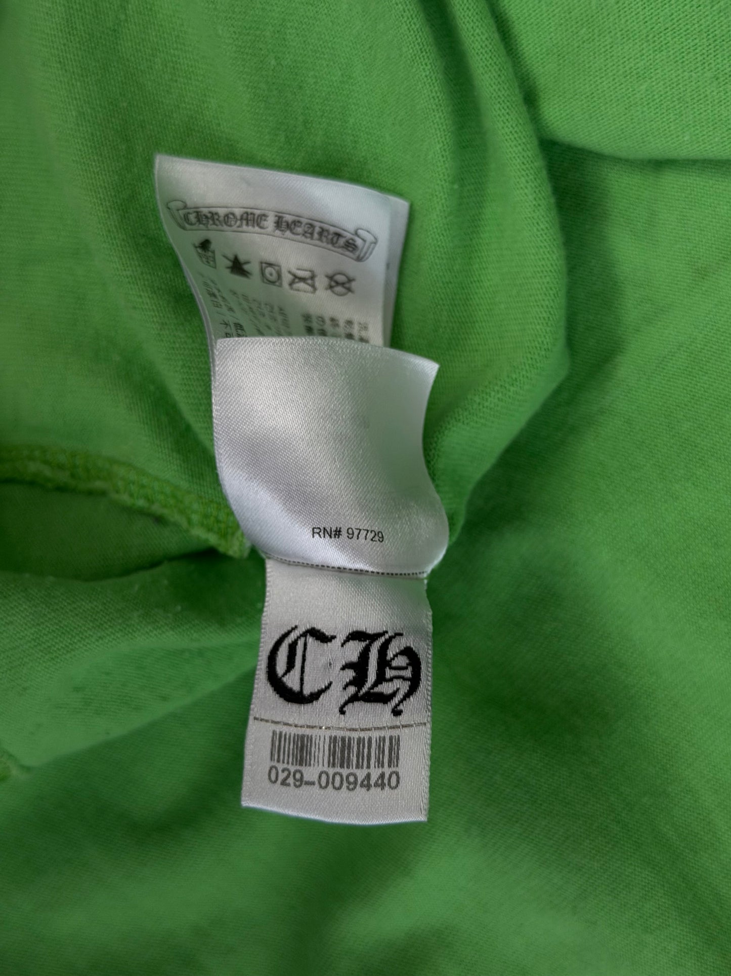 Chrome Hearts Green Sex Records Logo T-Shirt
