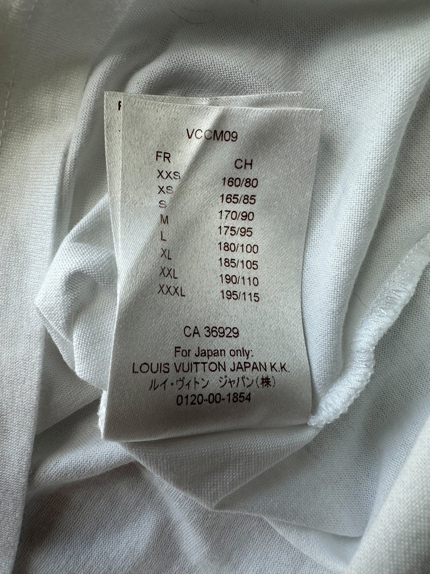 Louis Vuitton White Fragment Design T-Shirt