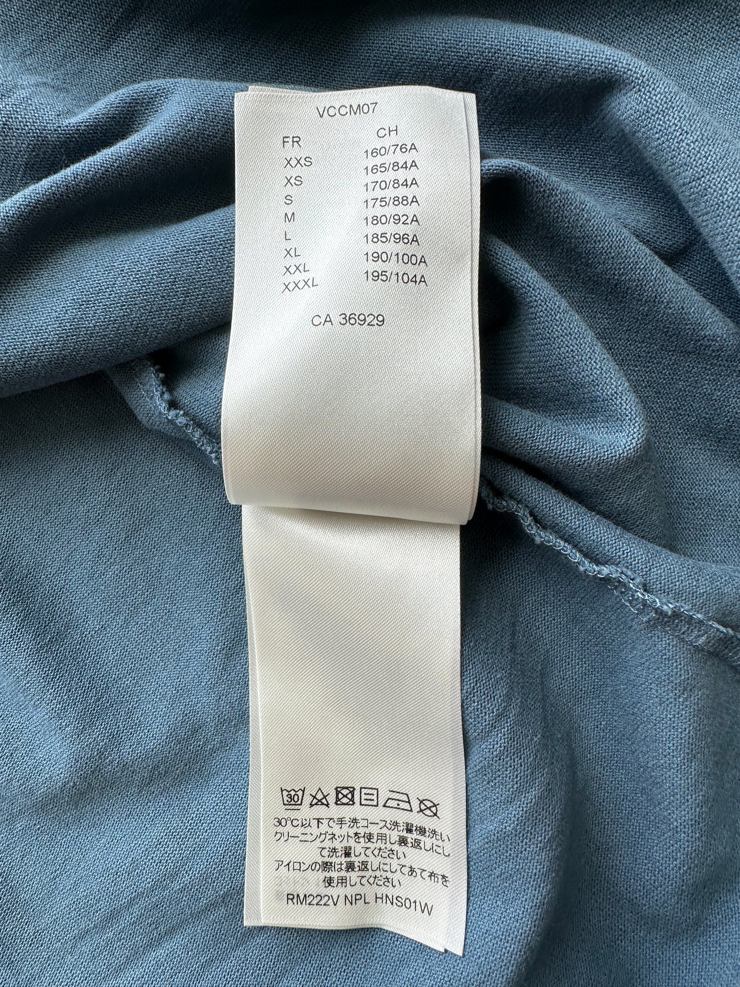 Louis Vuitton Blue Karakoram Button Up Shirt