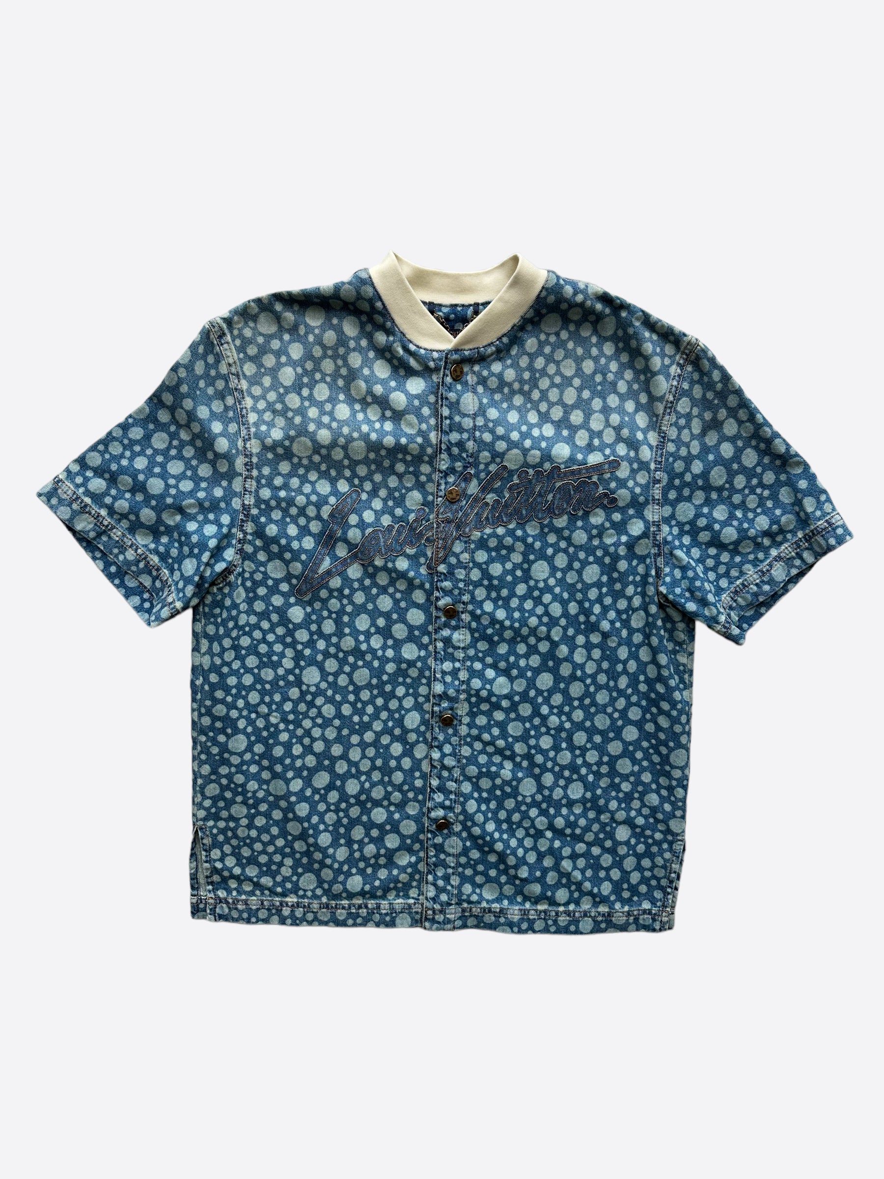 Louis Vuitton Yayoi Kusama Infinity Dots Monogram Shirt Dress