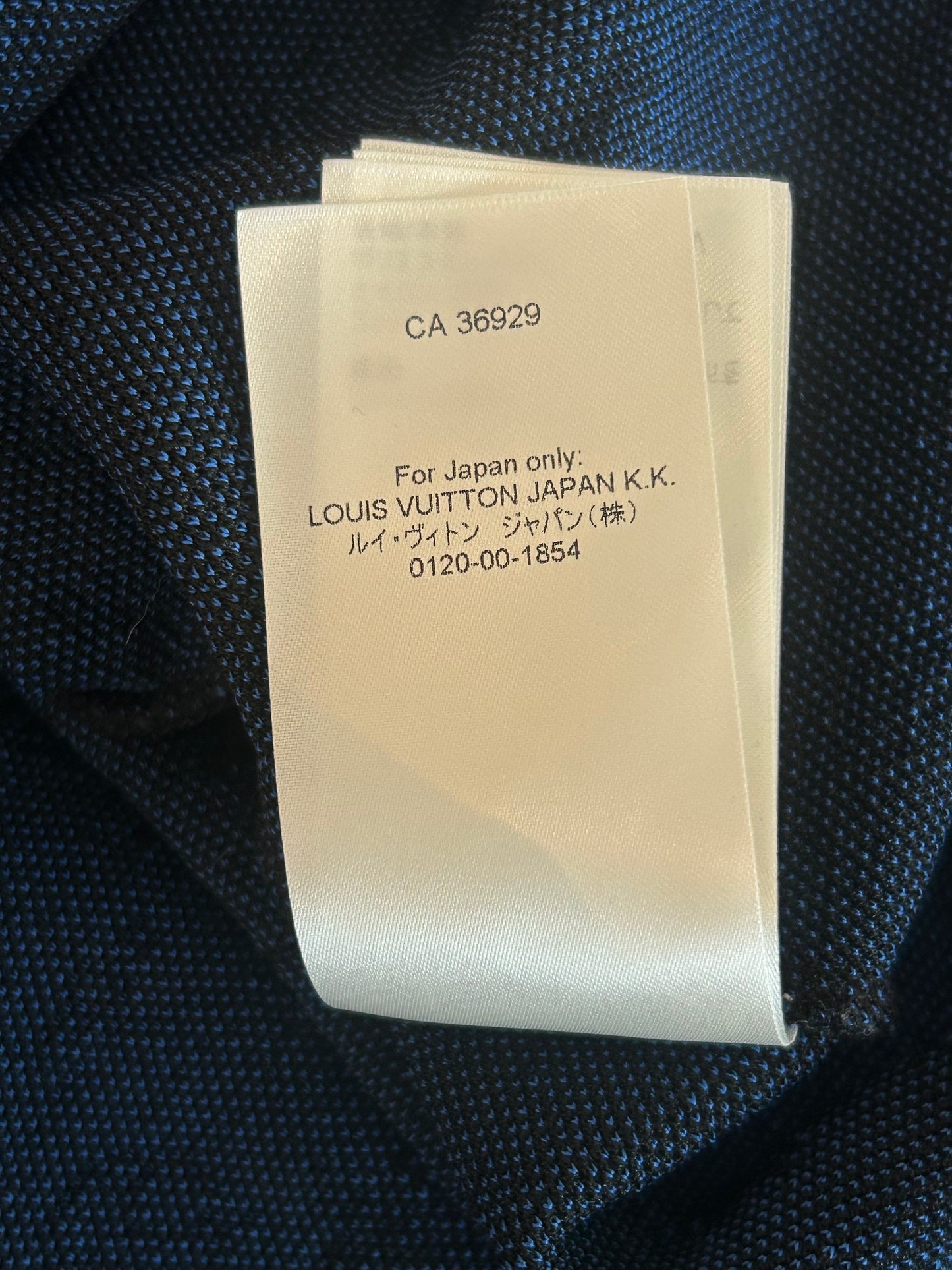 Louis Vuitton Black & Blue Monogram Zip Up Hoodie