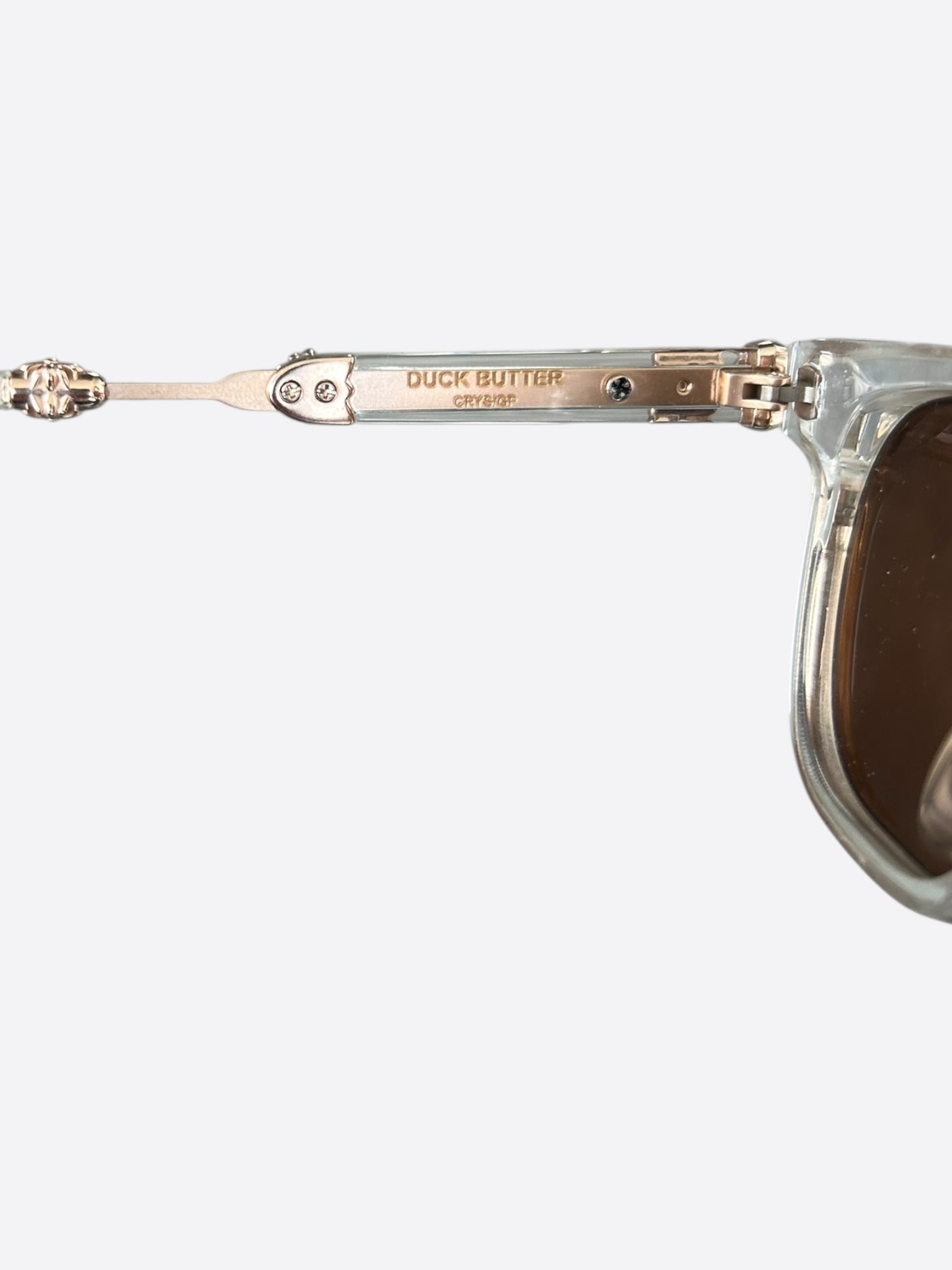 Chrome Hearts Clear Duck Butter Sunglasses