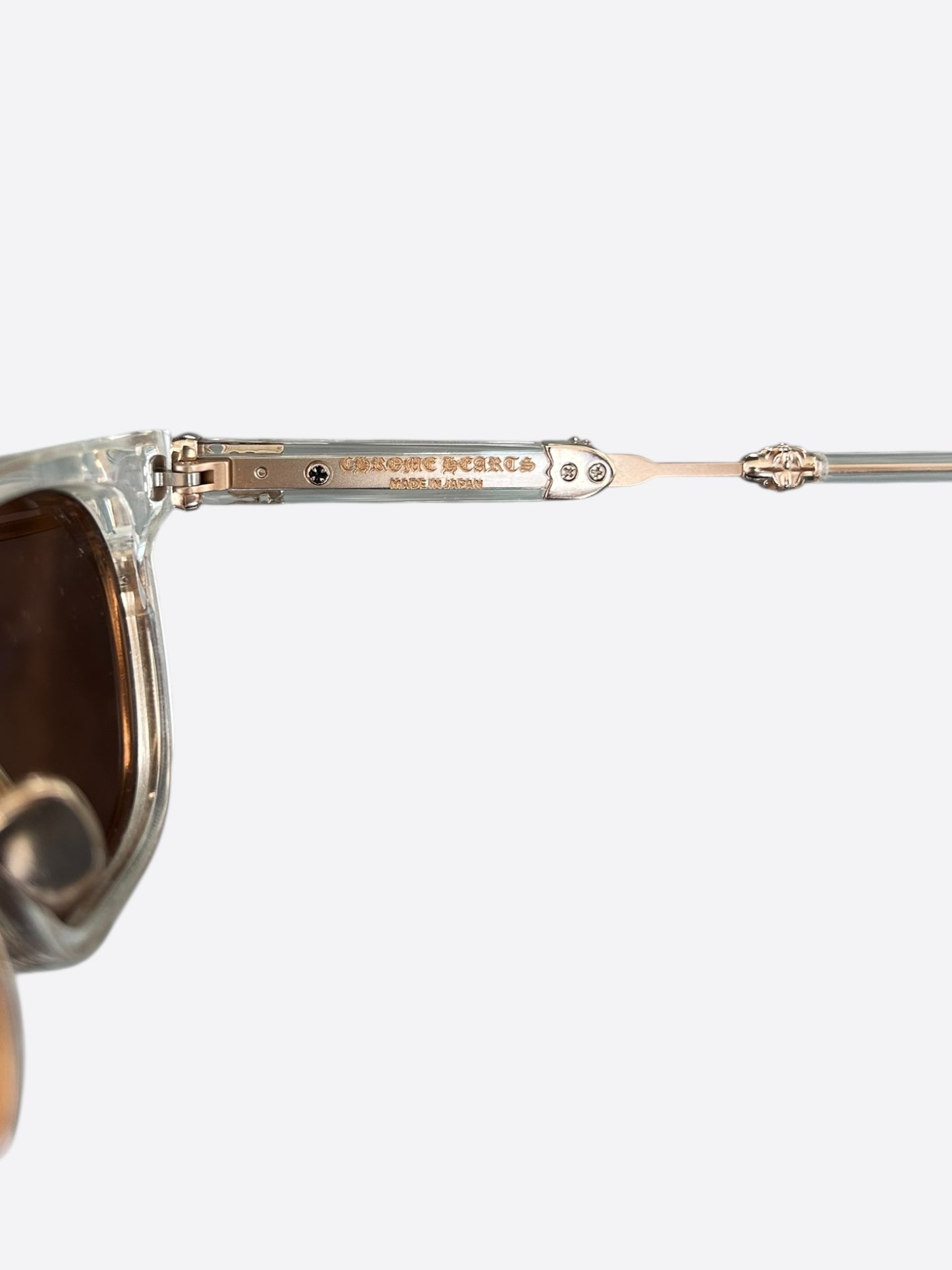 Chrome Hearts Clear Duck Butter Sunglasses