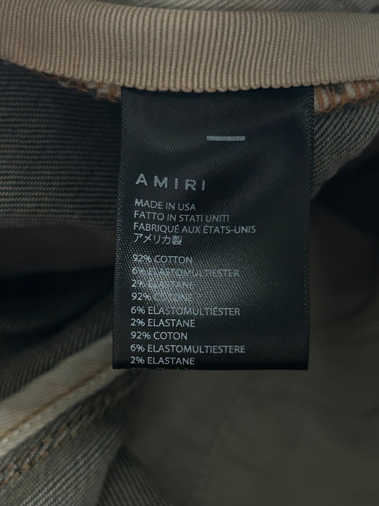 Amiri Deep Indigo Stack Jeans