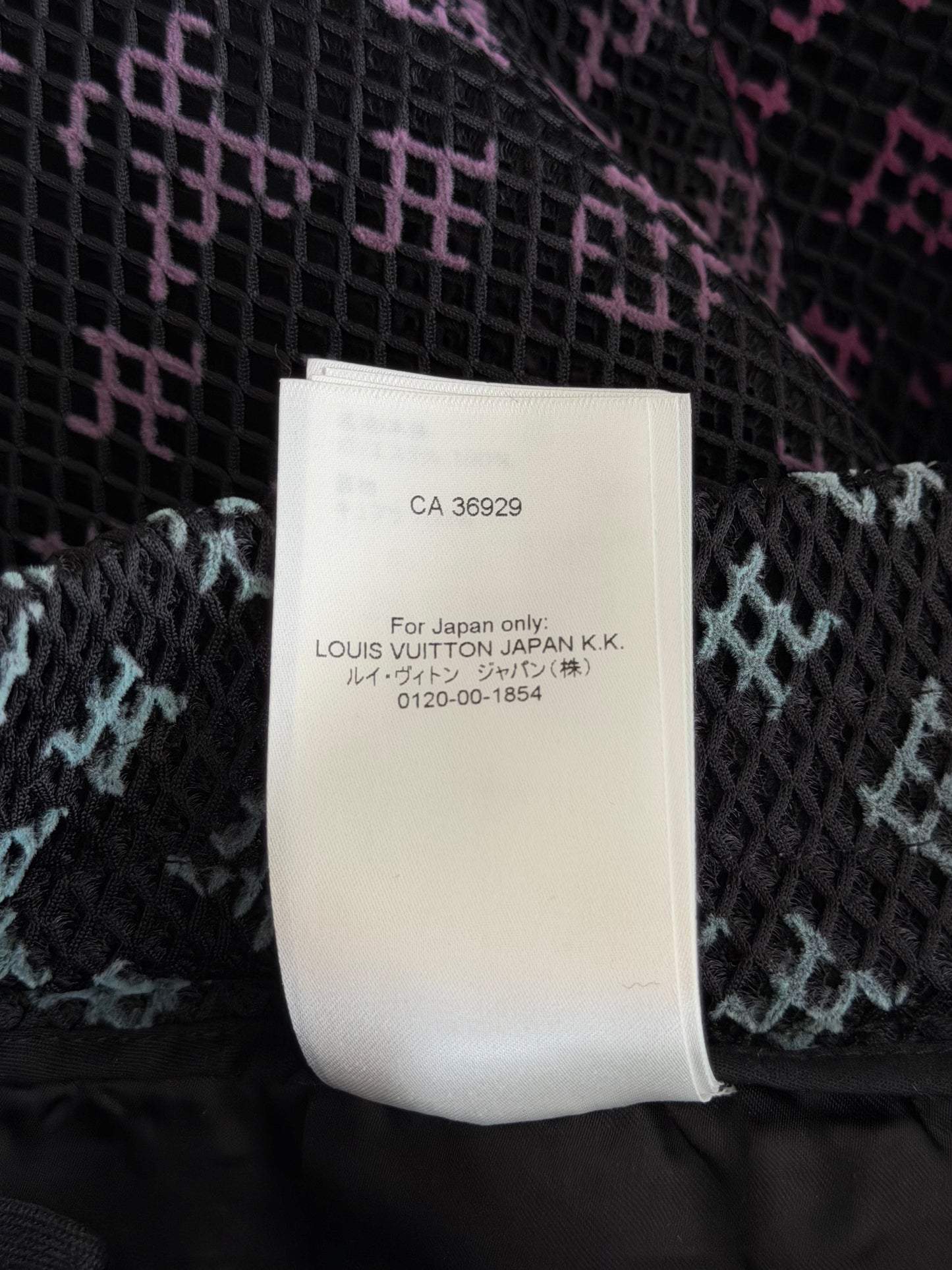 Louis Vuitton Black Rainbow Monogram Mesh Shorts
