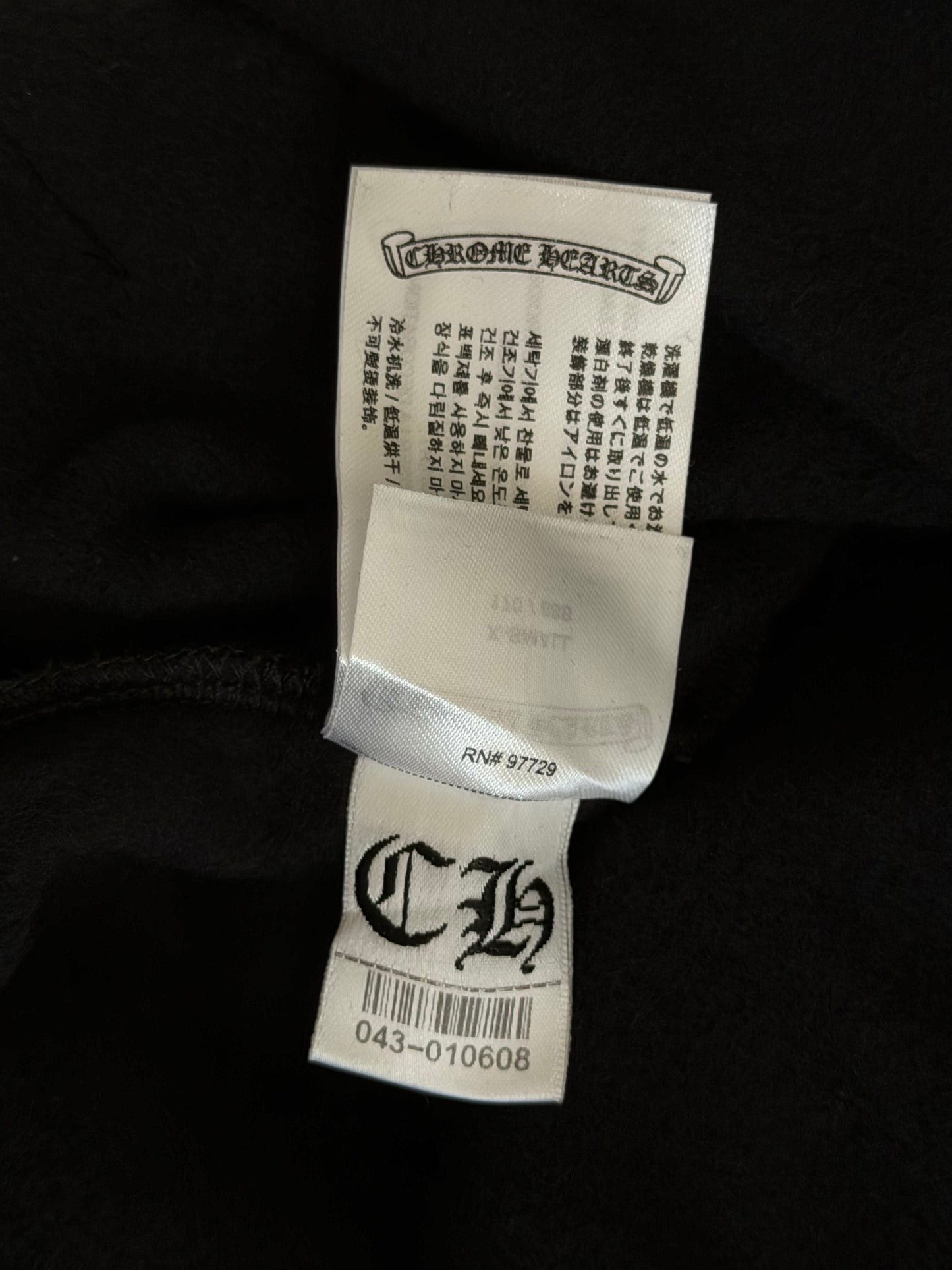 Chrome Hearts Black, White & Pink Deadly Doll Hoodie