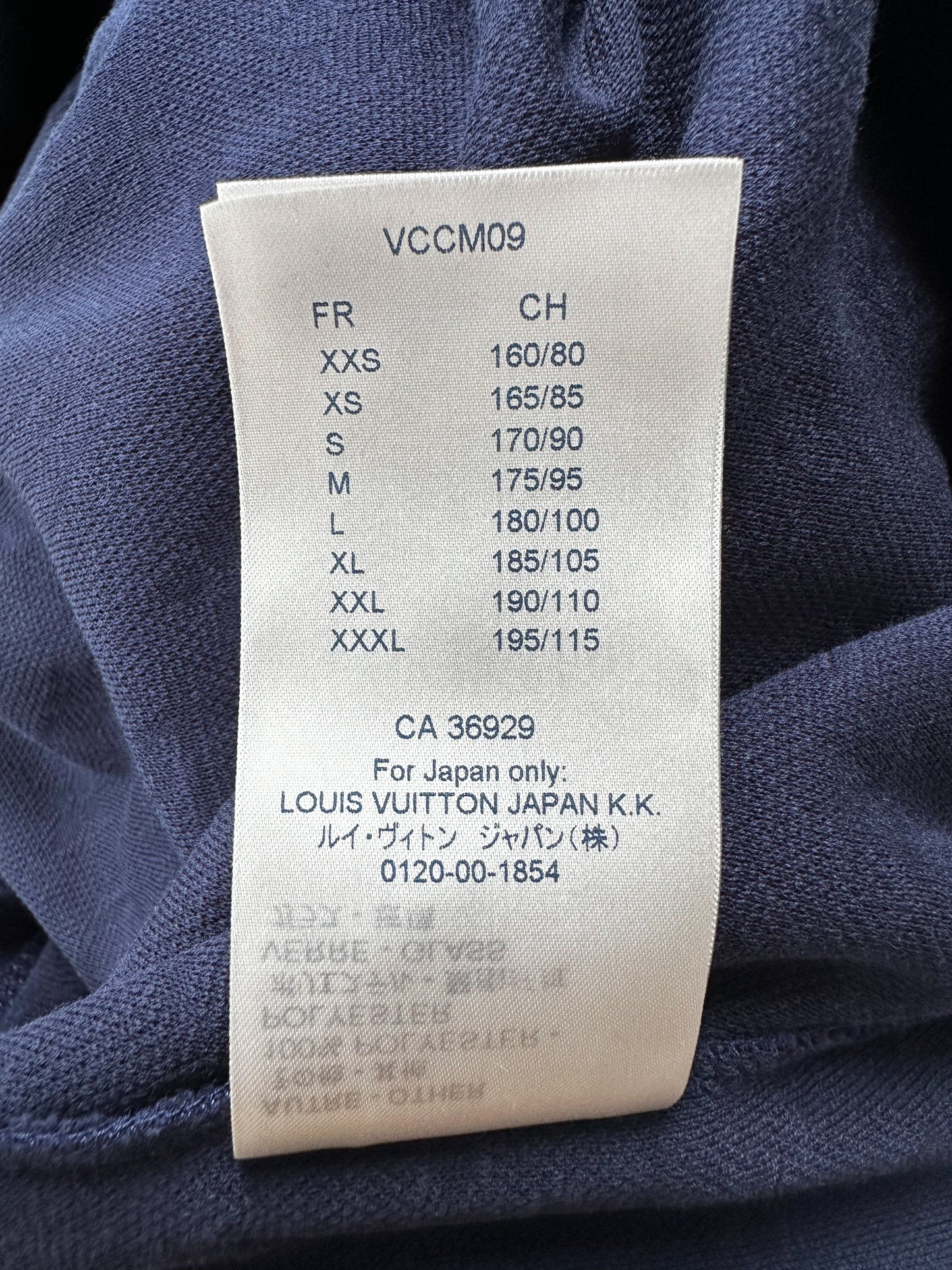 Louis Vuitton Blue Monogram Animal Beads T-Shirt