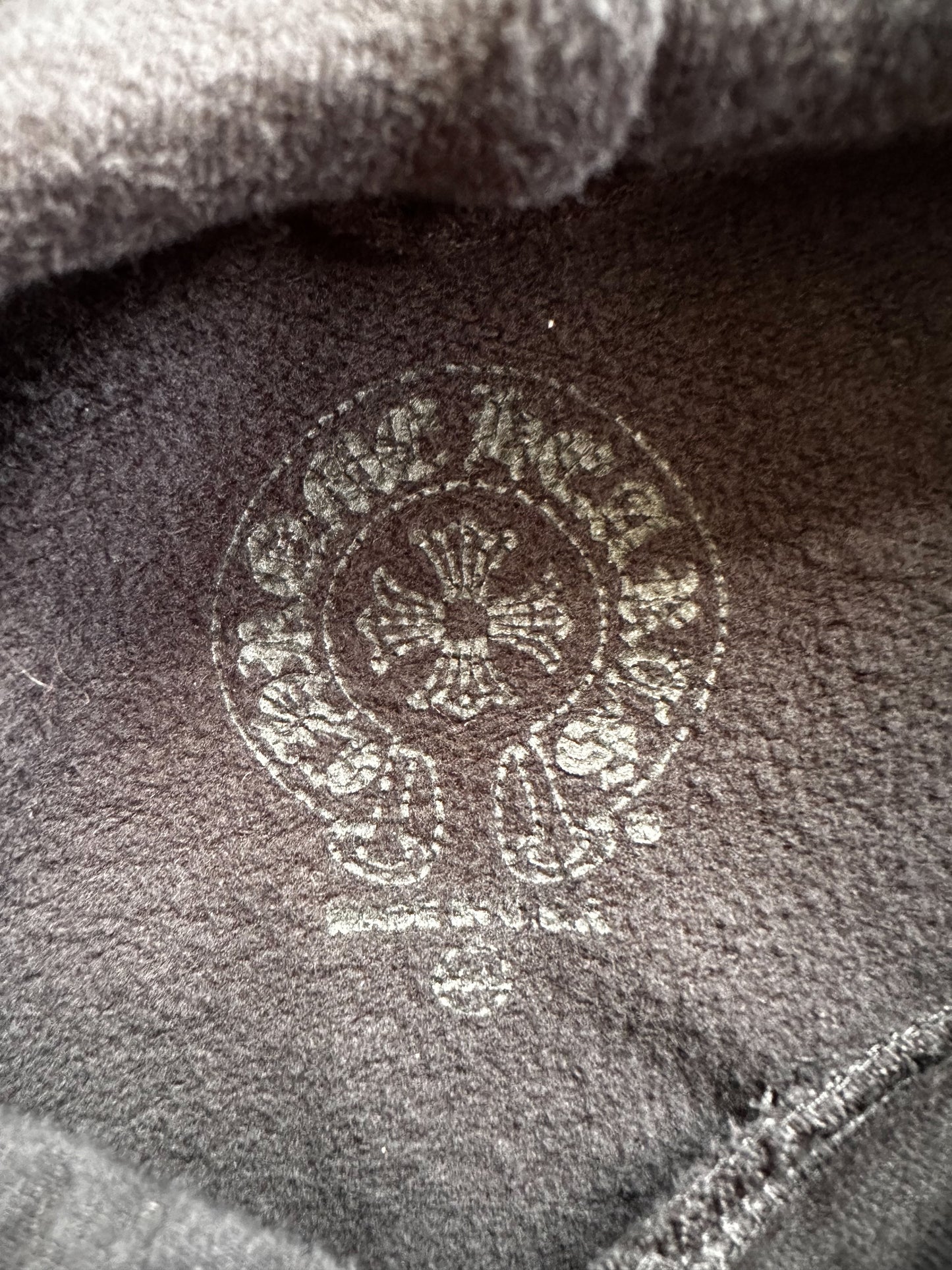 Chrome Hearts Black & Yellow Website Horseshoe Logo Hoodie