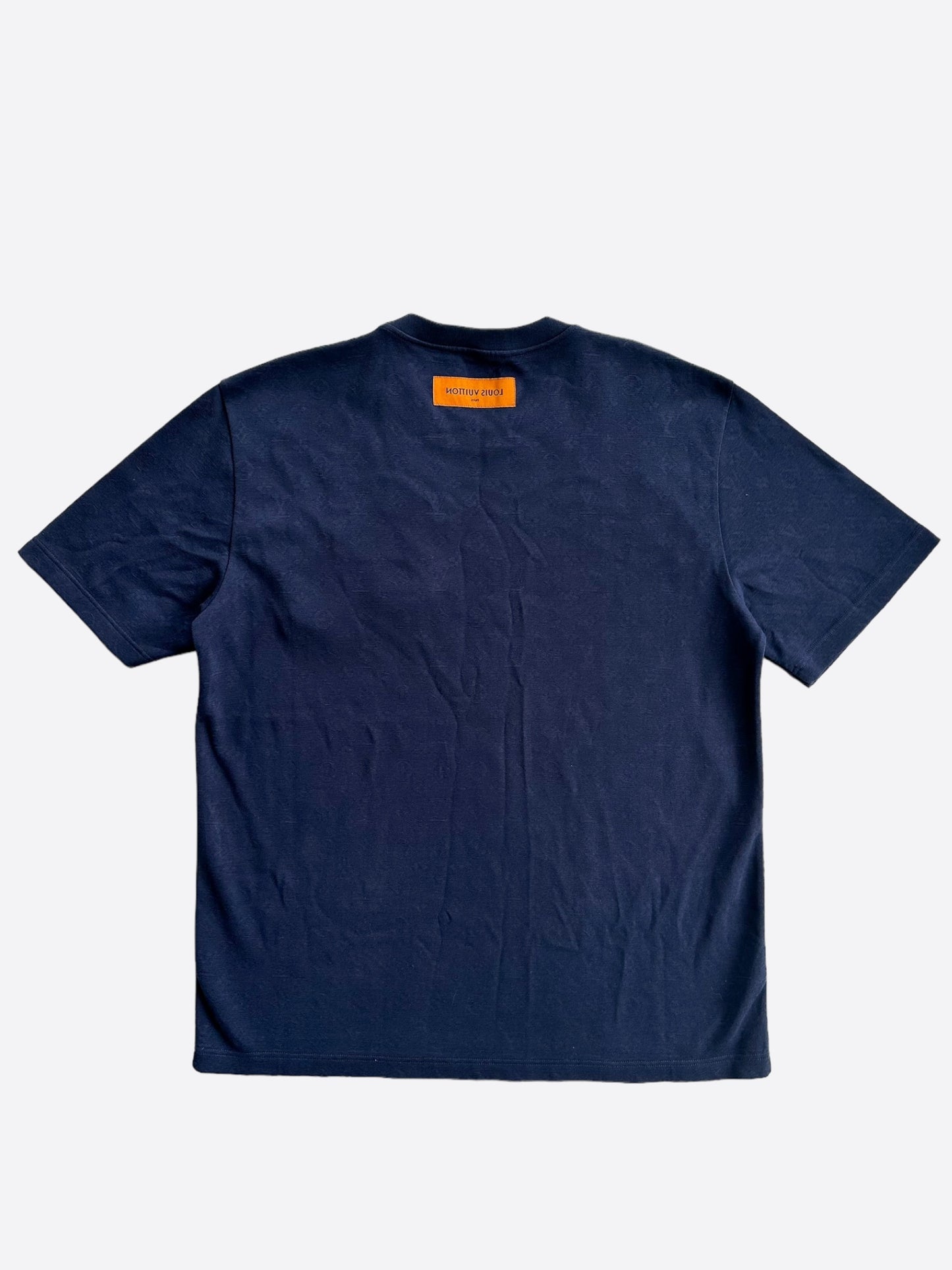 Louis Vuitton Blue Monogram Animal Beads T-Shirt