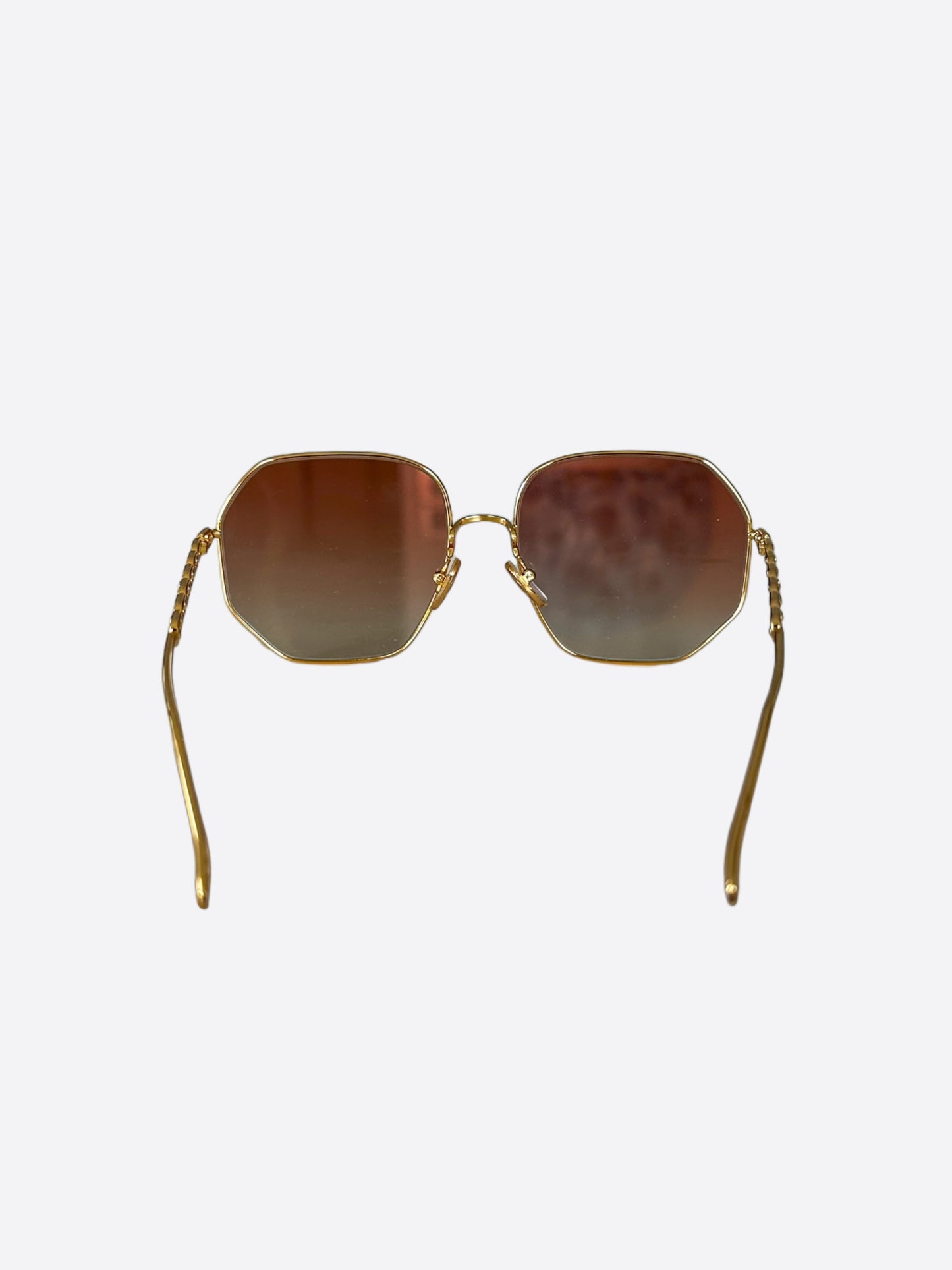 Louis Vuitton Gold Chain Women's Sunglasses