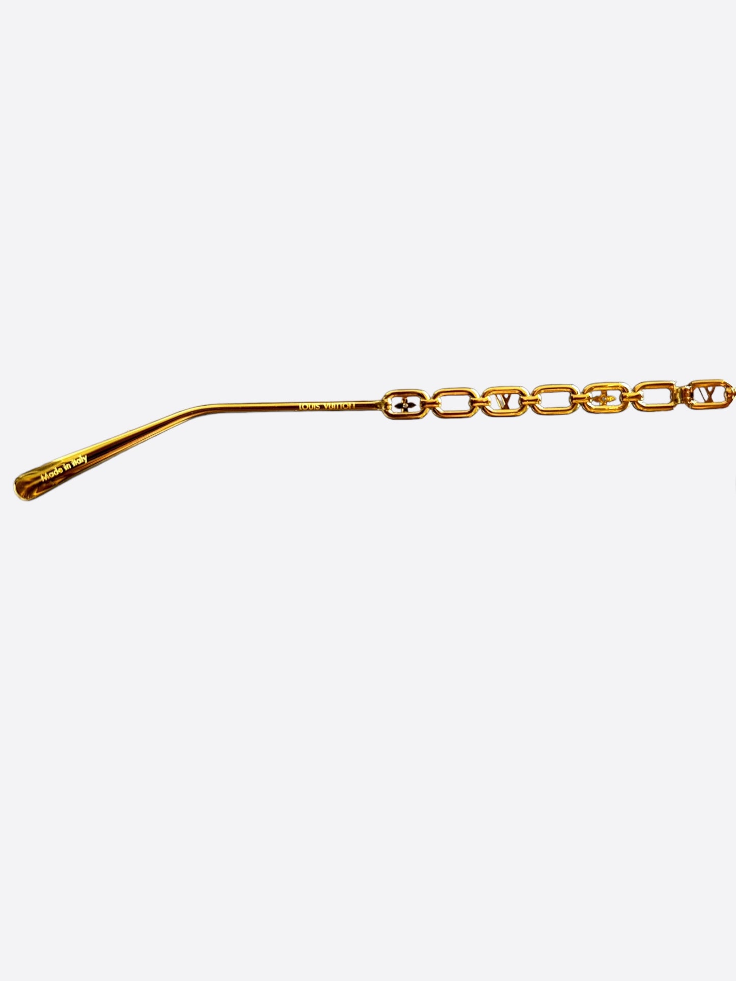 Louis Vuitton Gold Chain Women's Sunglasses