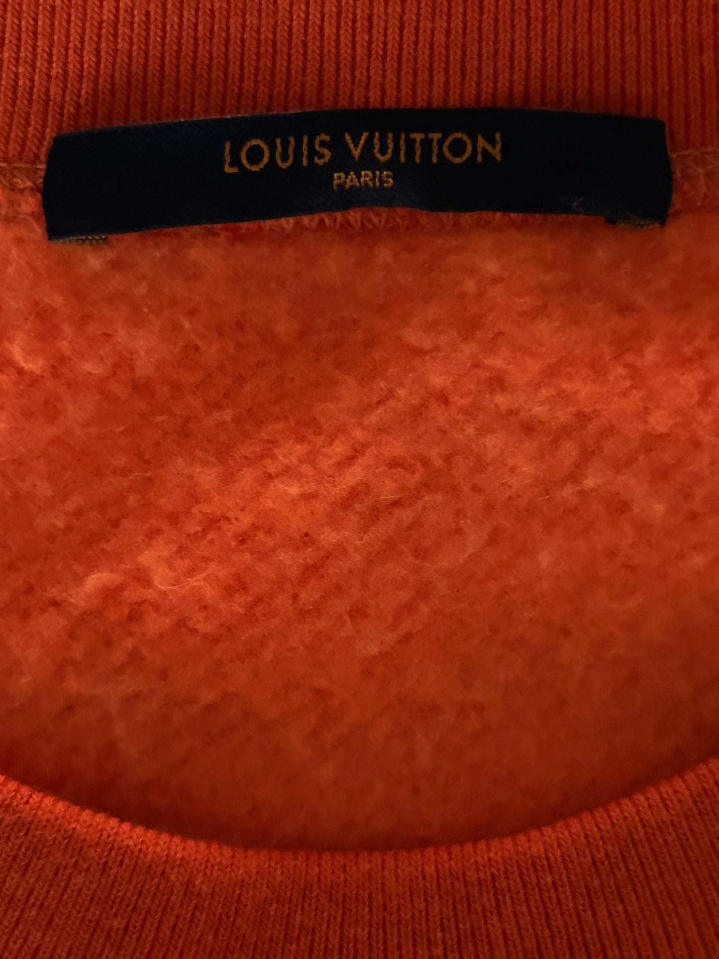 Louis Vuitton Orange Monogram Jacquard Sweater