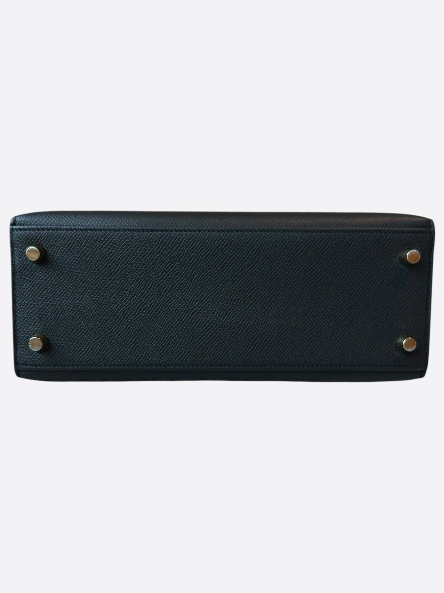 Hermes Black Epsom Mini Kelly 25