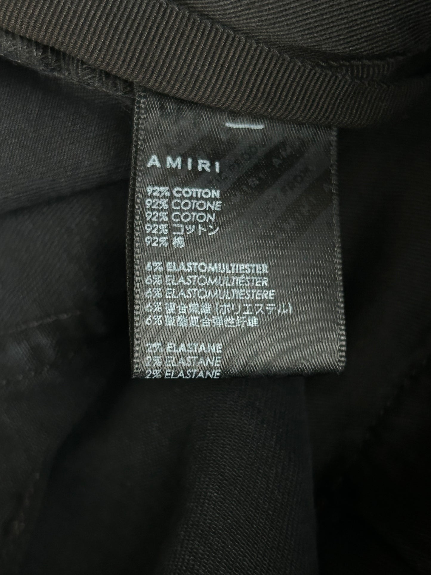 Amiri Wes Lang Aged Black & White Reaper Jeans